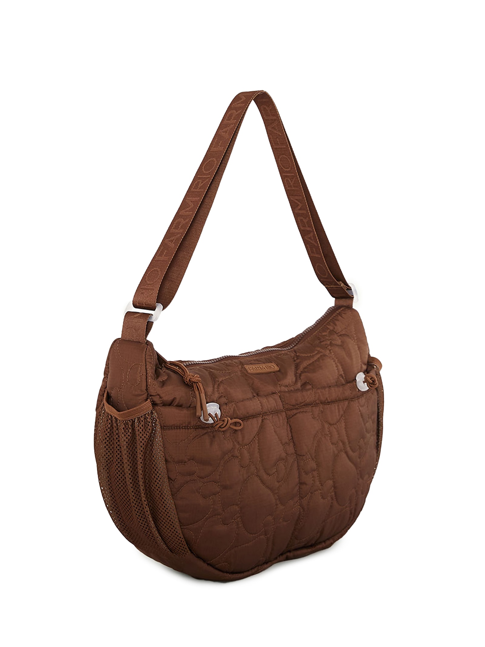 Bolsa Feminina Banana G Terra Marrom Farm Etc