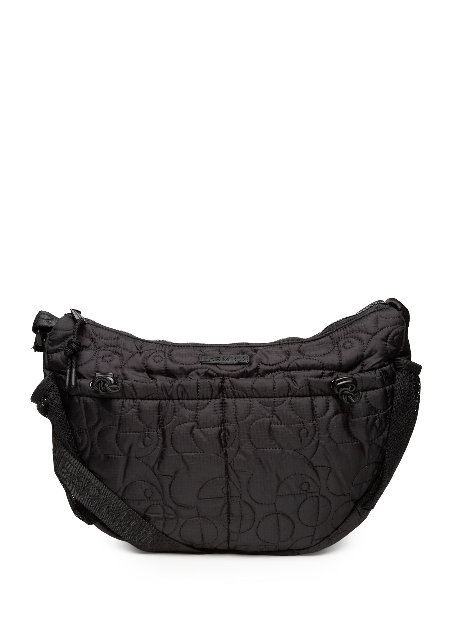 Bolsa Feminina Banana Grande Puffer Preto Farm Etc