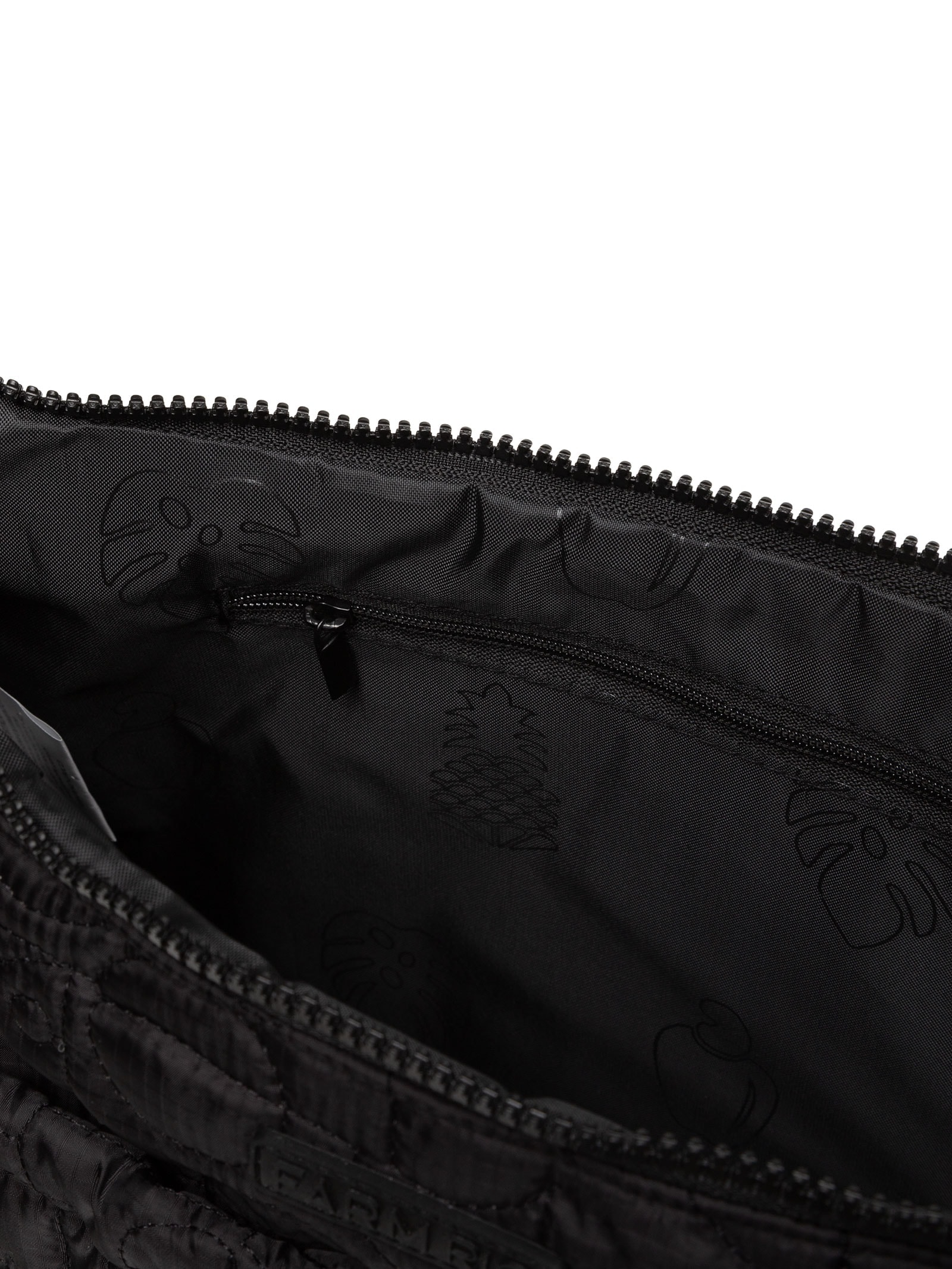 Bolsa Feminina Banana Grande Puffer Preto Farm Etc