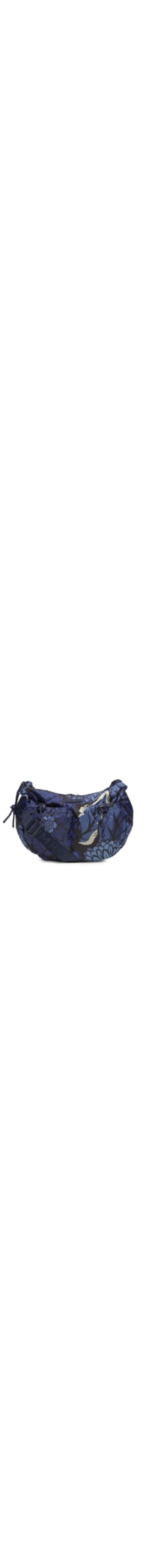 Bolsa Feminina Banana P Floral Vintage - Azul