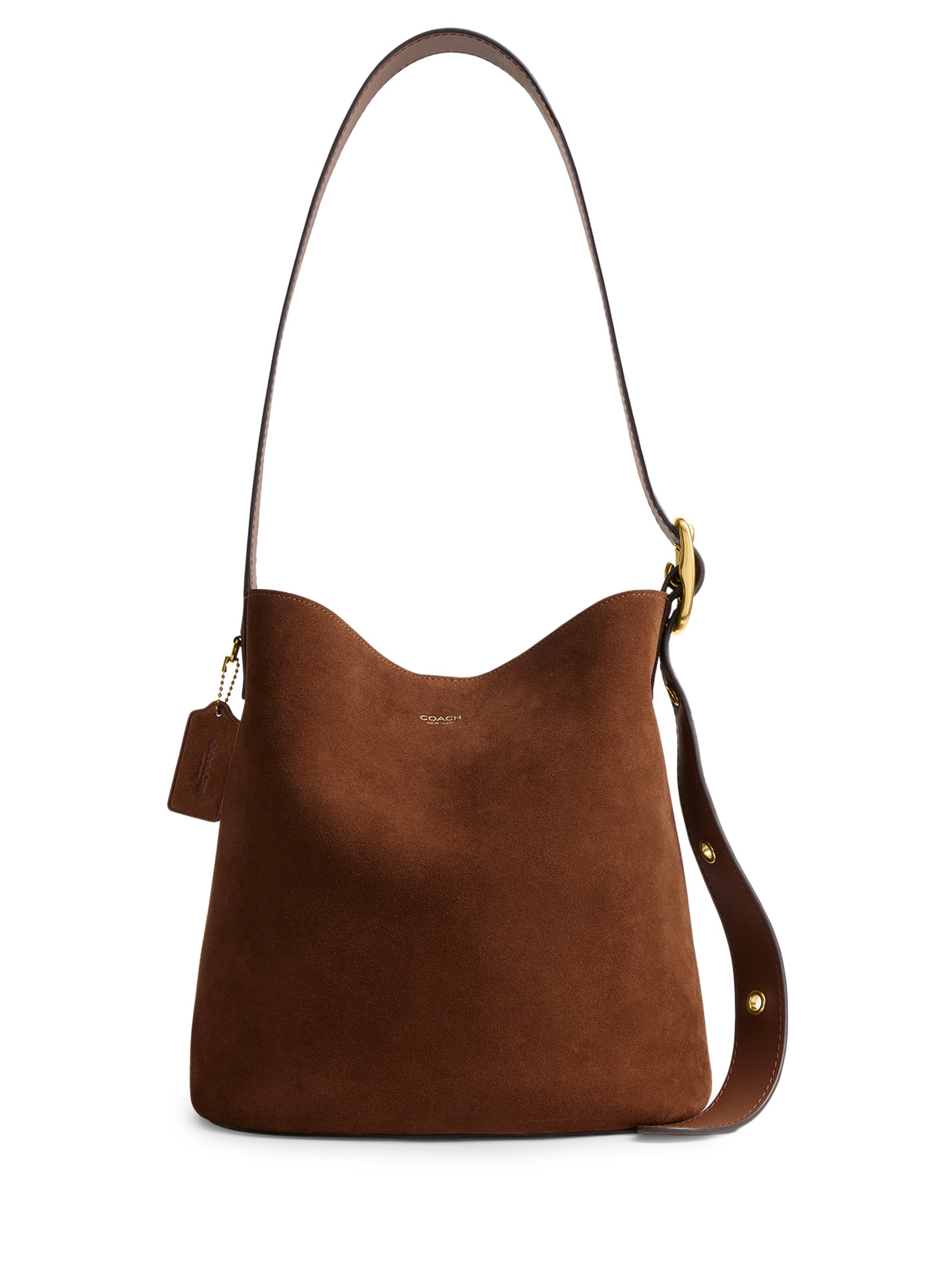 Bolsa Feminina Bleecker Bucket Média Marrom Coach