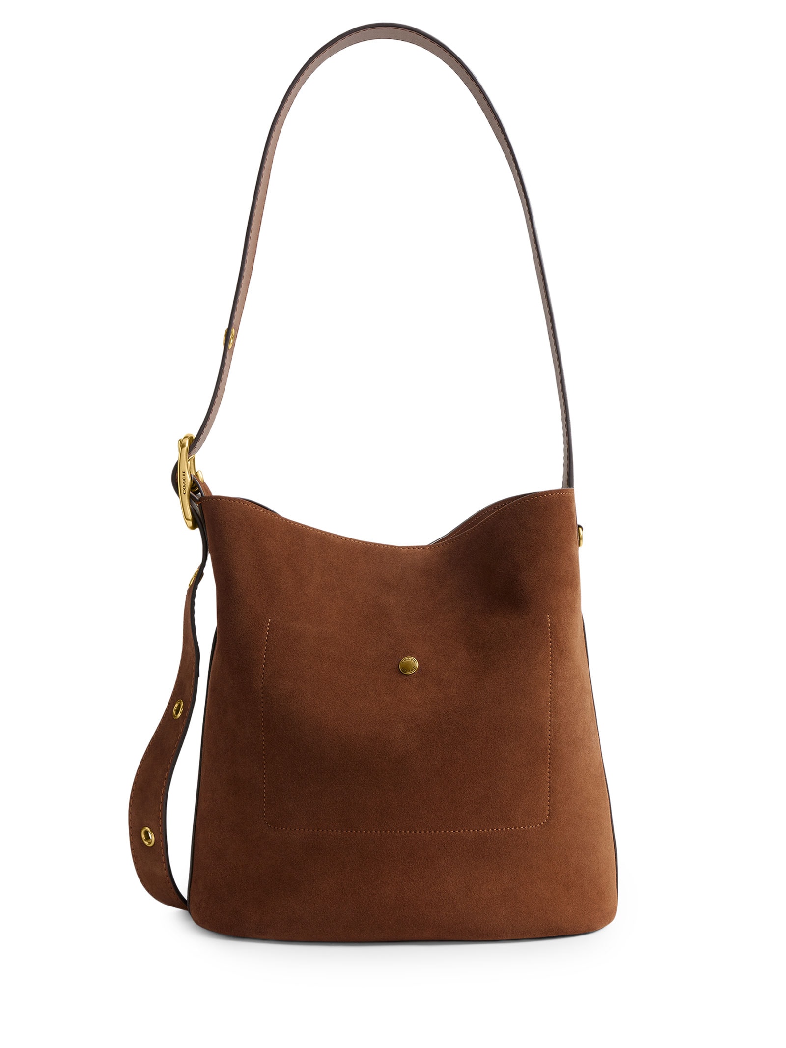 Bolsa Feminina Bleecker Bucket Média Marrom Coach