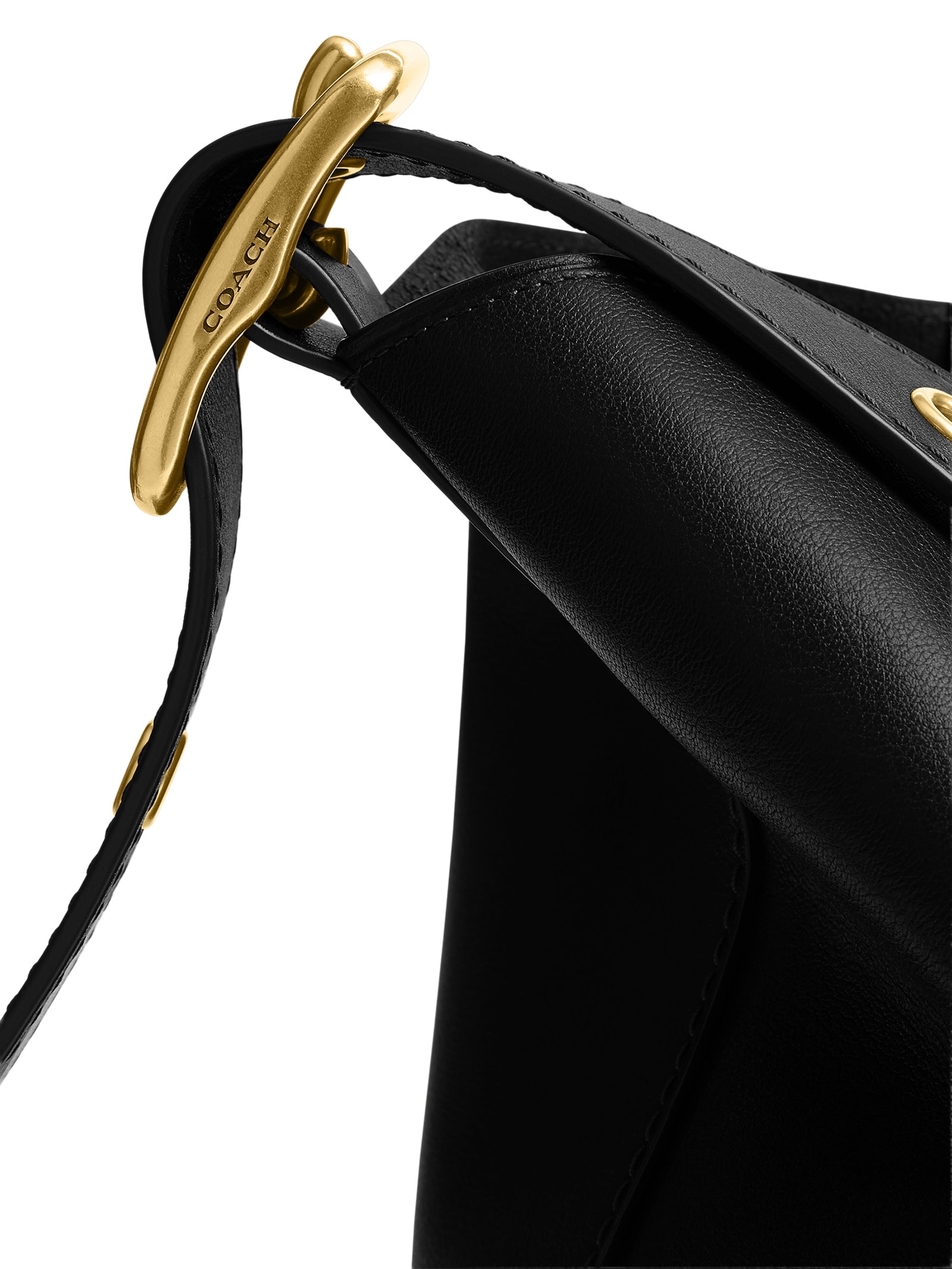 Bolsa Feminina Bleecker Bucket Média  Preto Coach