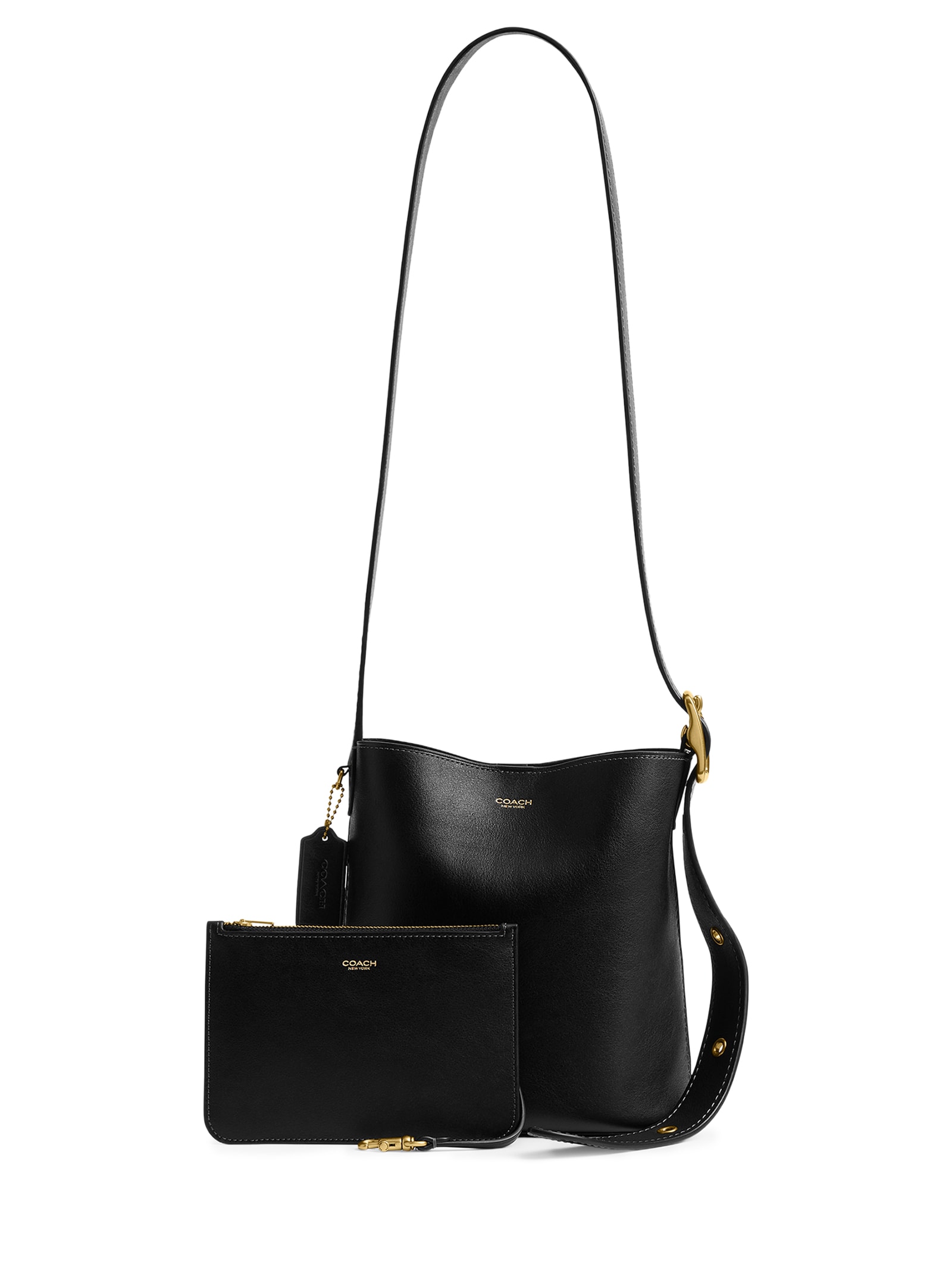 Bolsa Feminina Bleecker Bucket Preto Coach