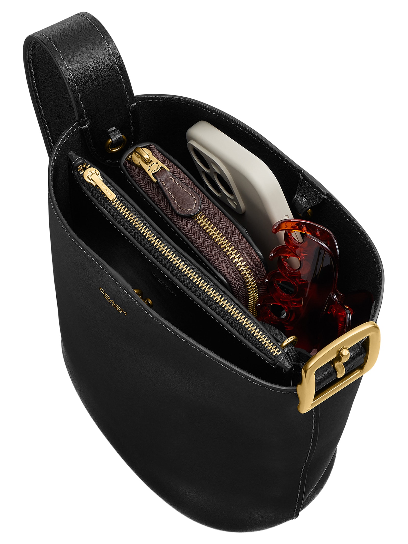 Bolsa Feminina Bleecker Bucket Preto Coach