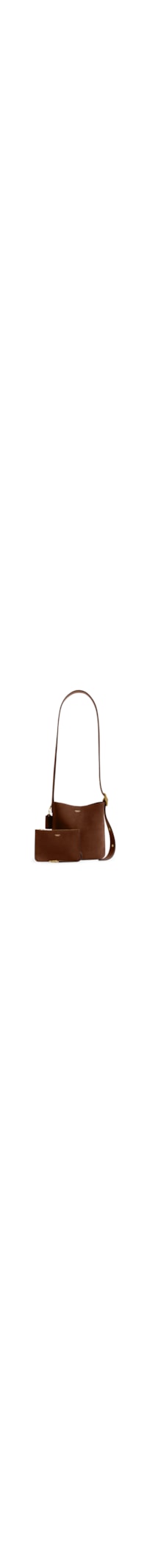 Bolsa Feminina Bleecker Bucket Suede - Marrom
