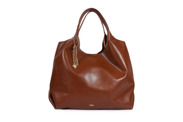 Bolsa Feminina Boho Grande Sardenha Golden - Marrom