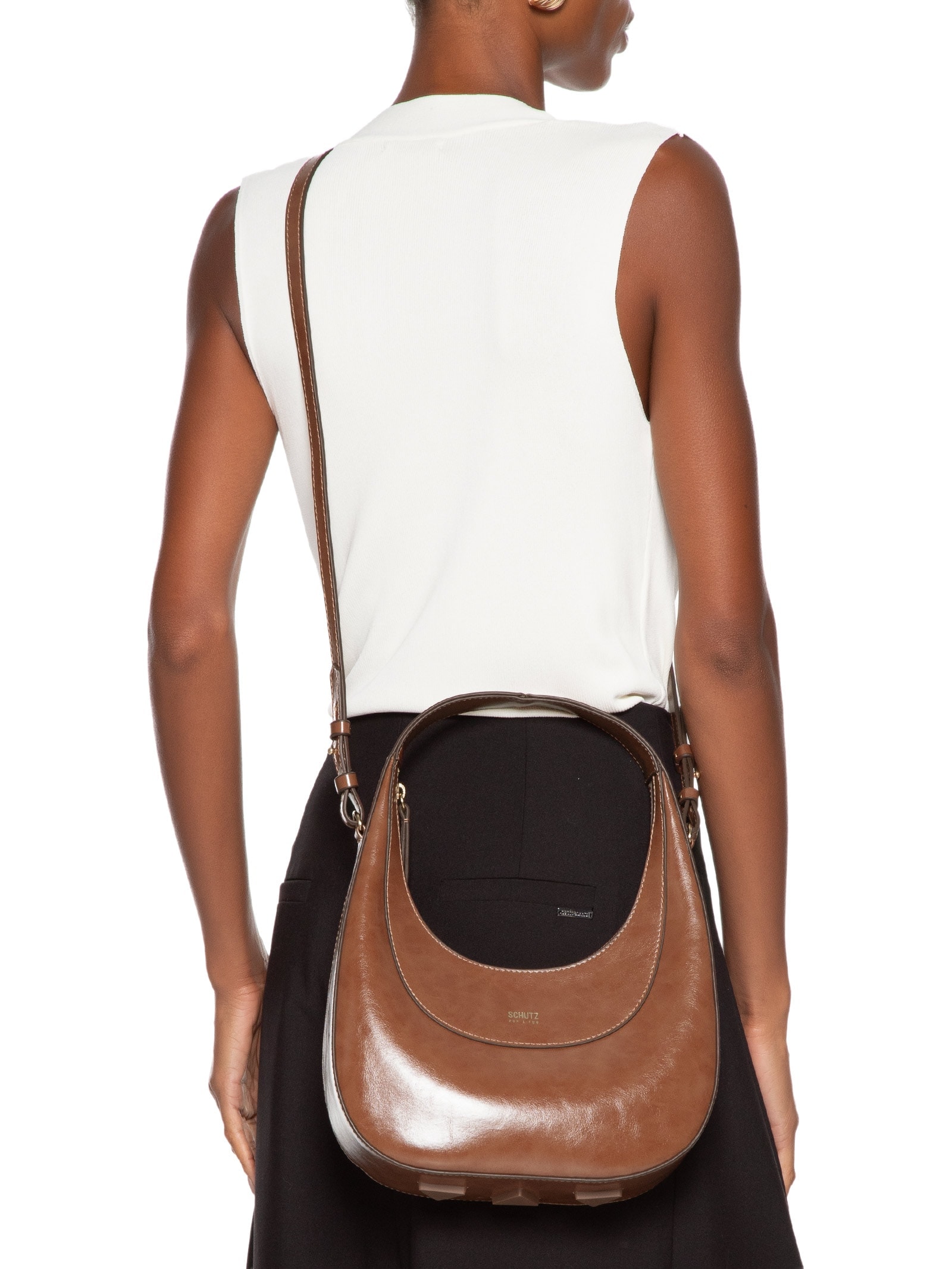 Bolsa Feminina Boho Marrrom Schutz