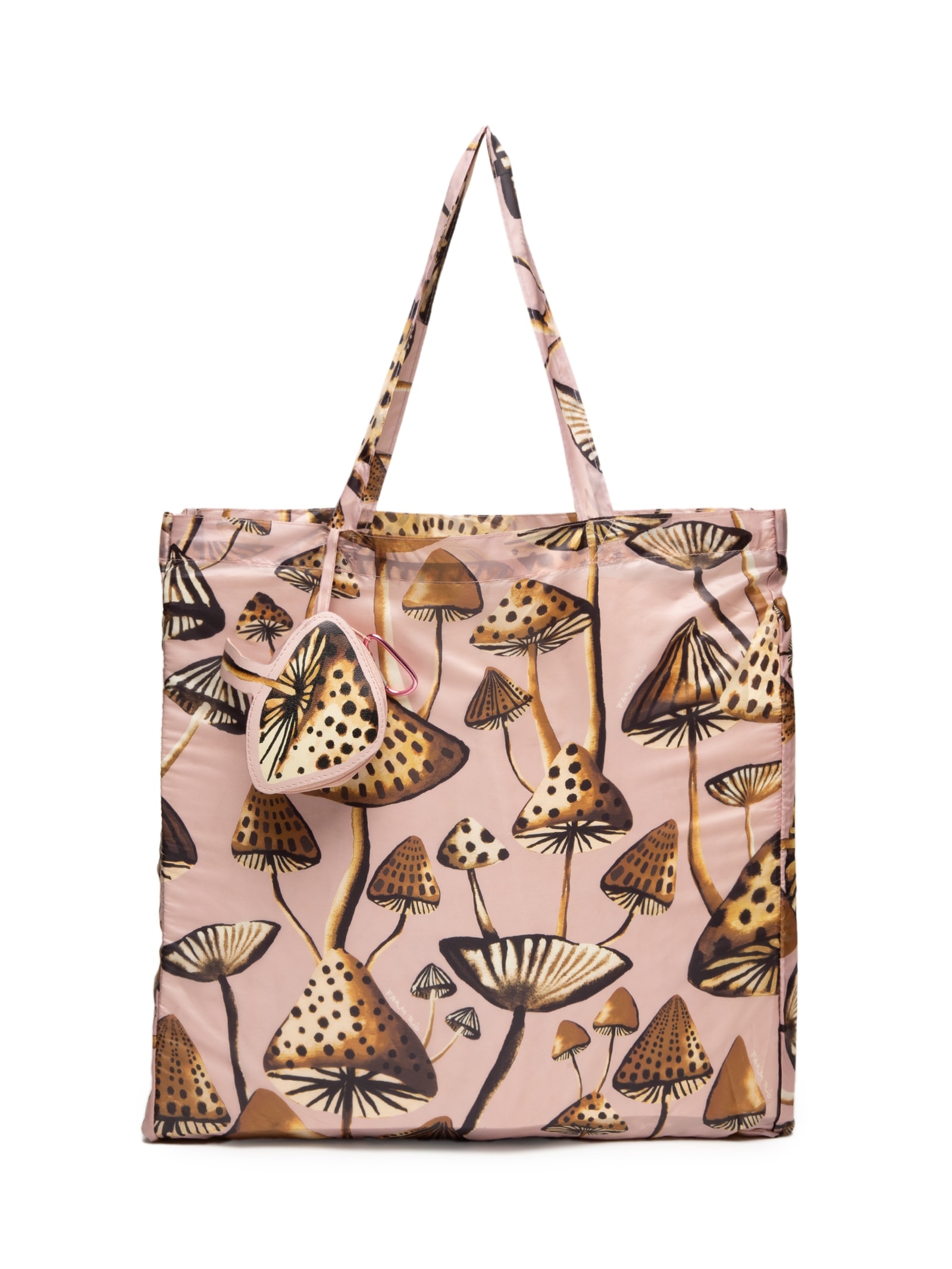 Bolsa Feminina Bolsinha Me Leva Cogumelo Rosa Farm Etc