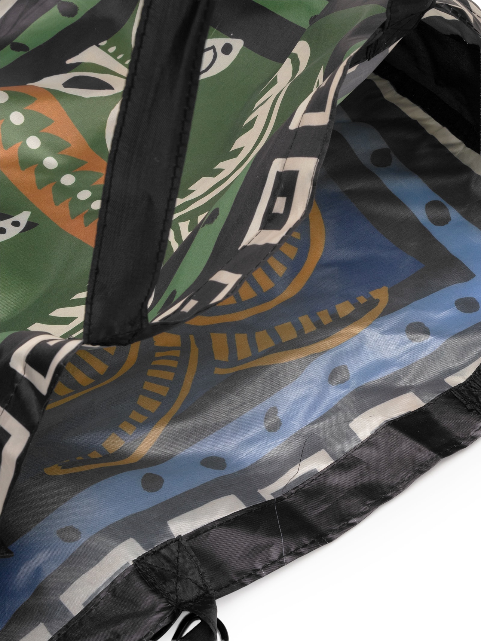 Bolsa Feminina Bolsinha Me Leva Gráfico Tropi Preto Farm Etc