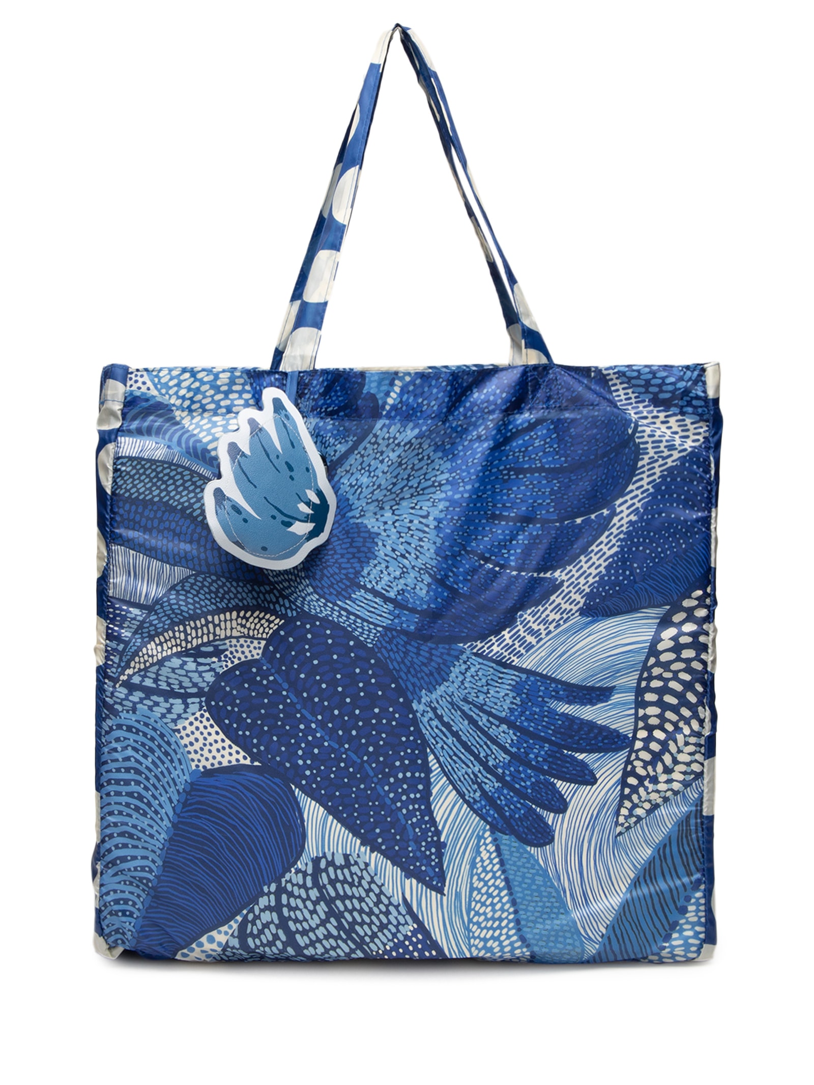 Farm - Bolsa Feminina Bolsinha Me Leva Xilo Tropical - Azul