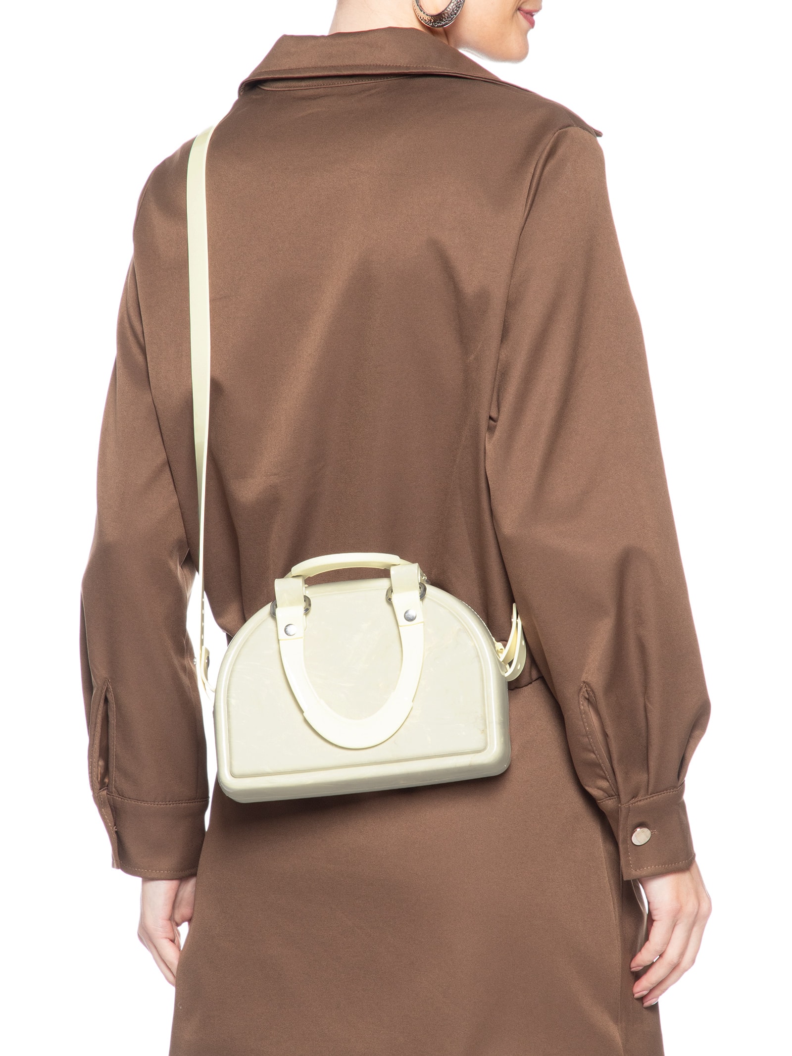 Bolsa Feminina Bowling Bag Bege Melissa