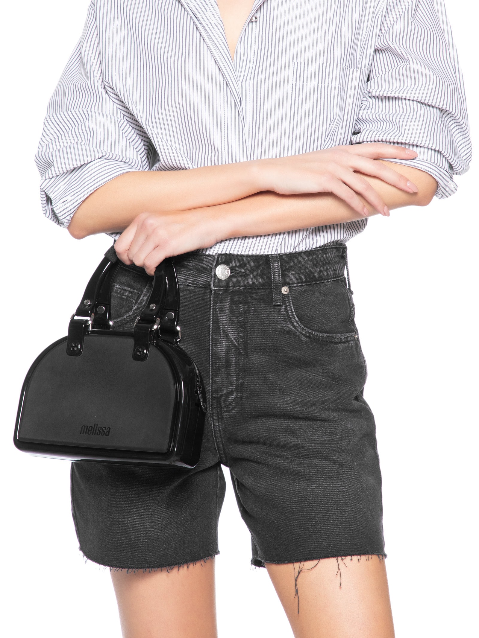 Bolsa Feminina Bowling Bag Preto Melissa