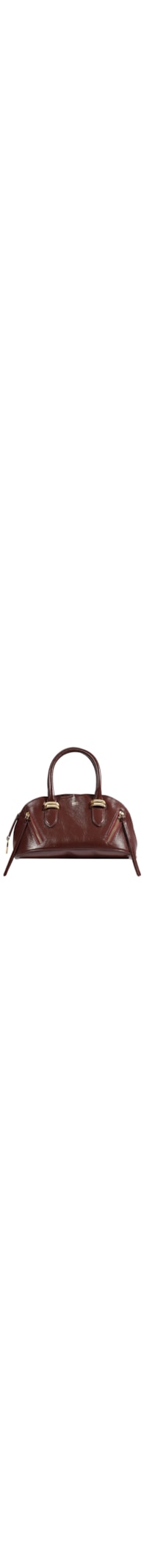 Bolsa Feminina Bowling Moon Média Couro - Marrom