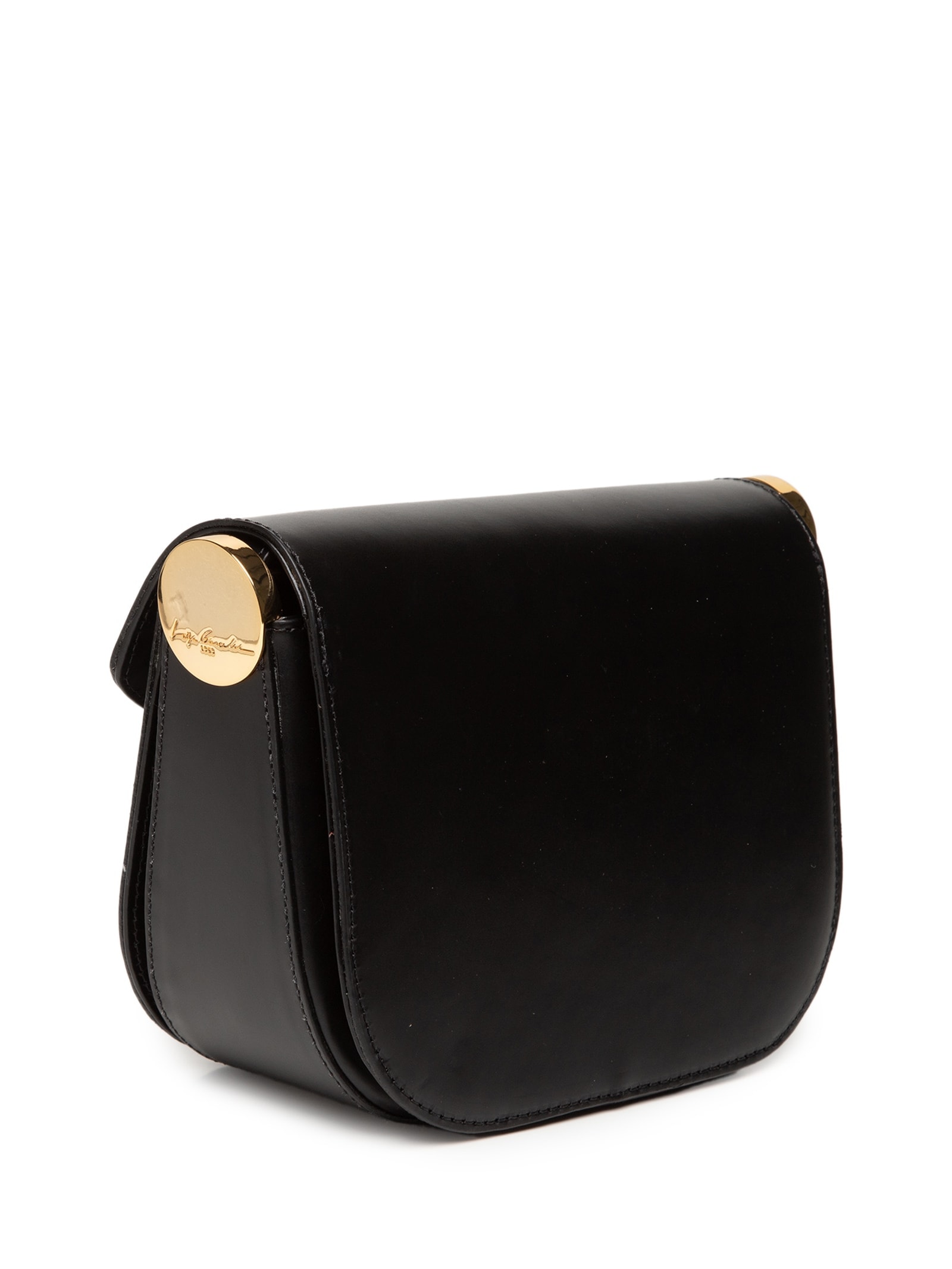 Bolsa Feminina Box Leather Preto Luiza Barcelos