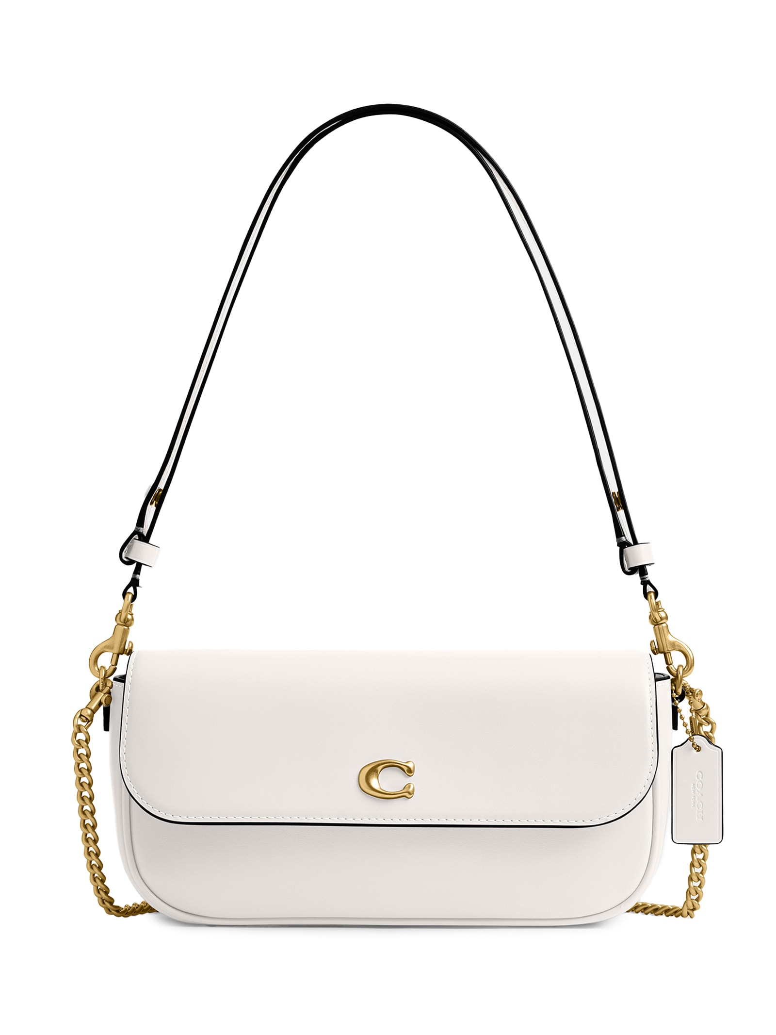 Bolsa Feminina Brook Flap Chain Branco Coach