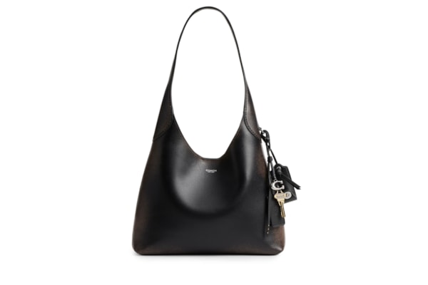 Bolsa Feminina Brooklyn Shoulder 28 Loved Leather - Preto