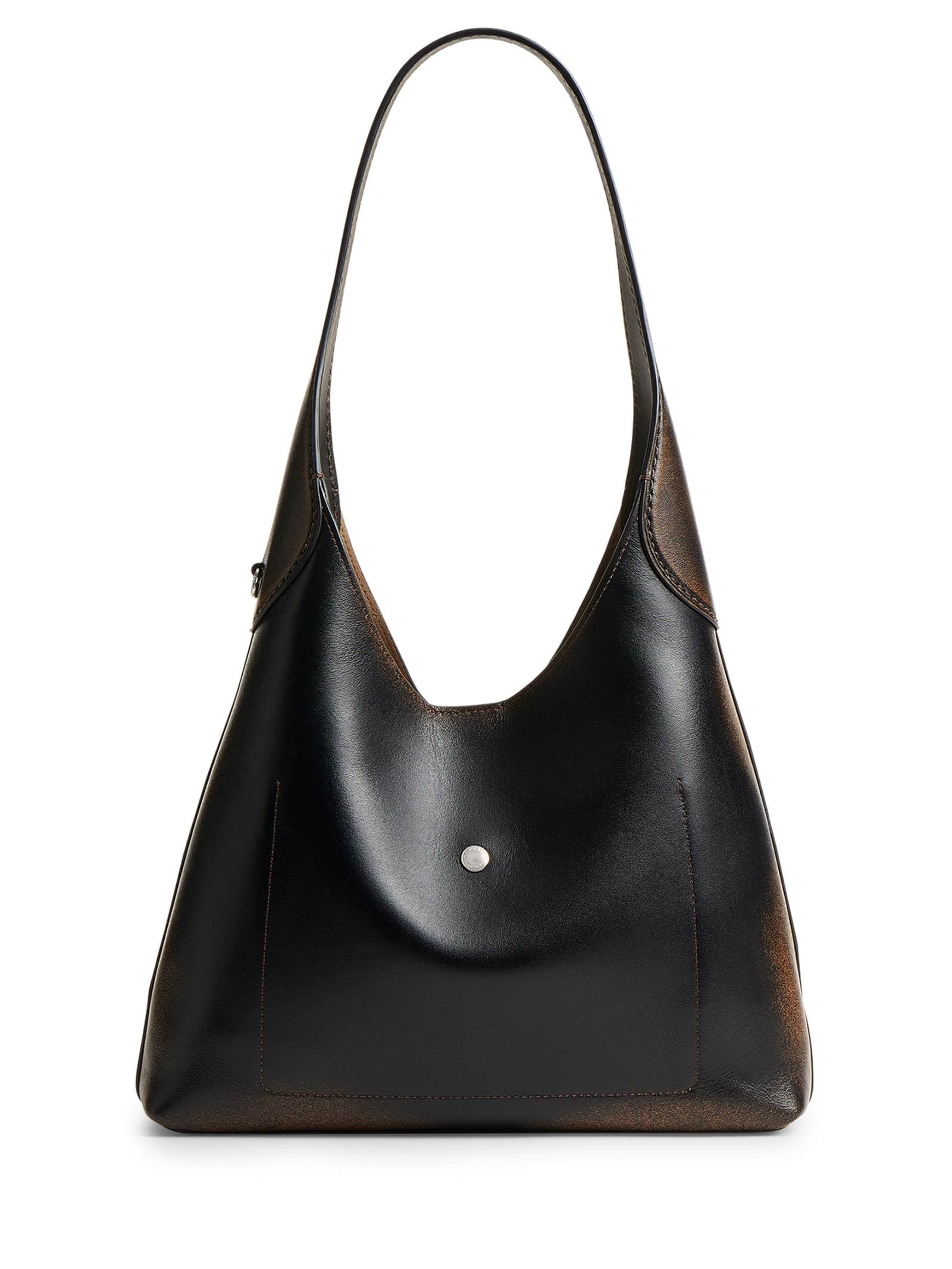 Bolsa Feminina Brooklyn Shoulder 28 Loved Leather Preto Coach