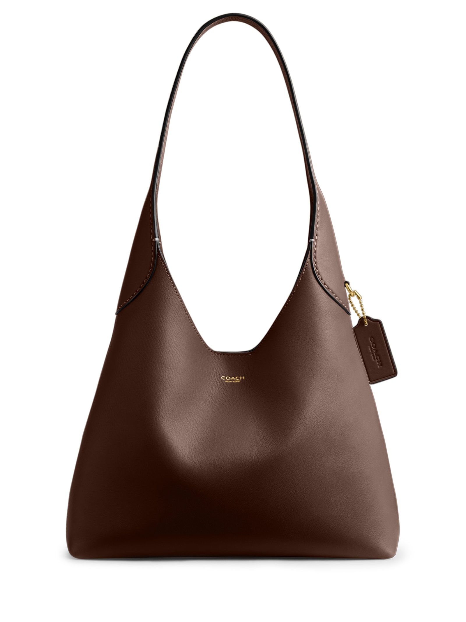 Bolsa Feminina Brooklyn Shoulder 28 Maple Marrom Coach