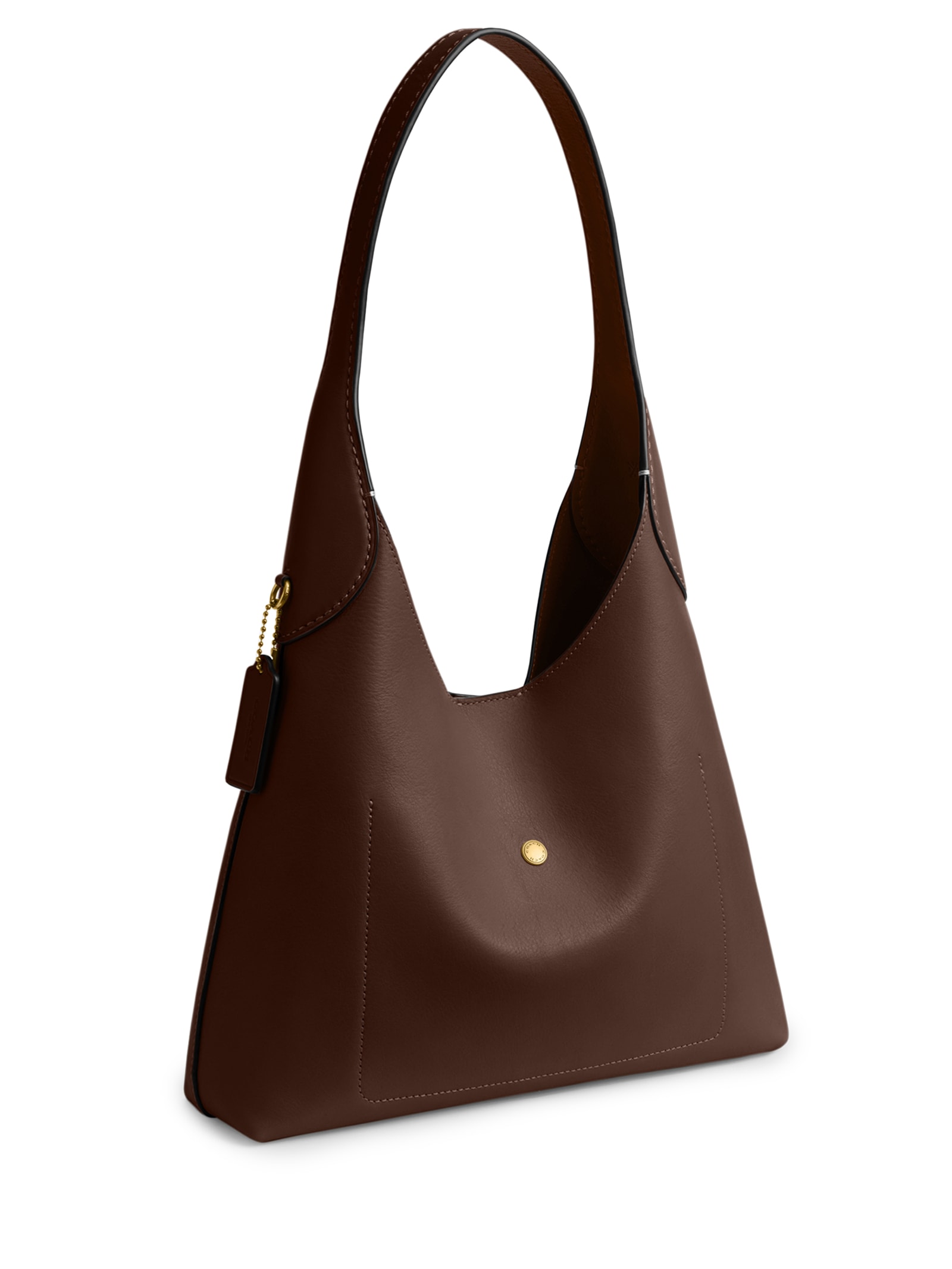 Bolsa Feminina Brooklyn Shoulder 28 Maple Marrom Coach