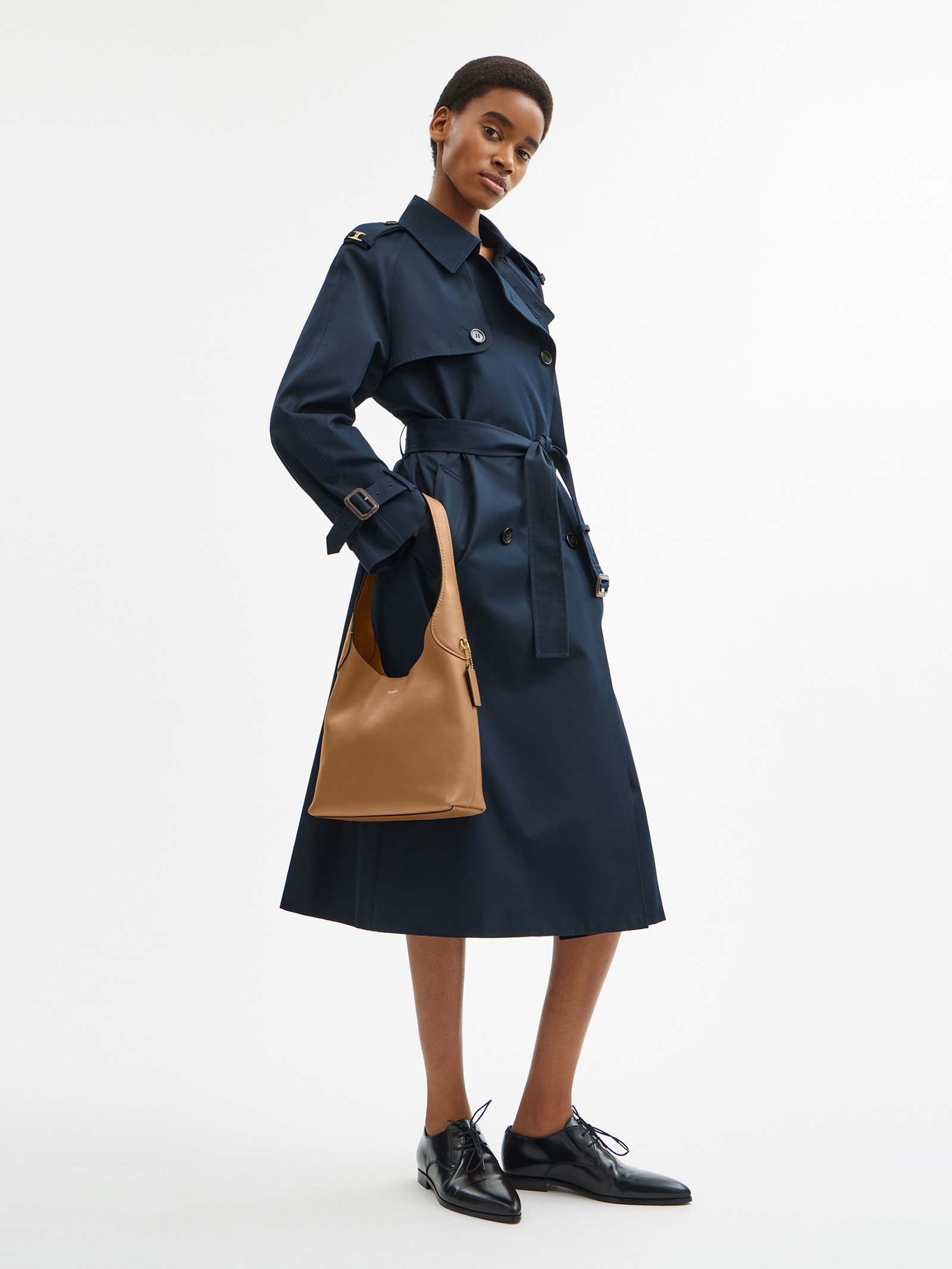 Bolsa Feminina Brooklyn Shoulder 28 Marrom Coach