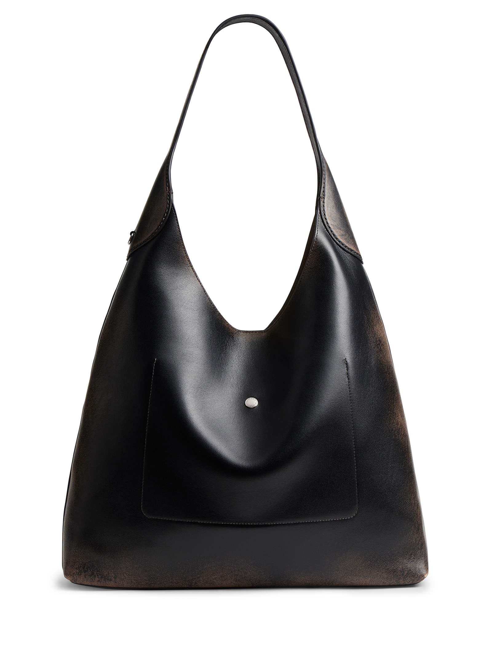Bolsa Feminina Brooklyn Shoulder 39 Loved Leather Preto Coach
