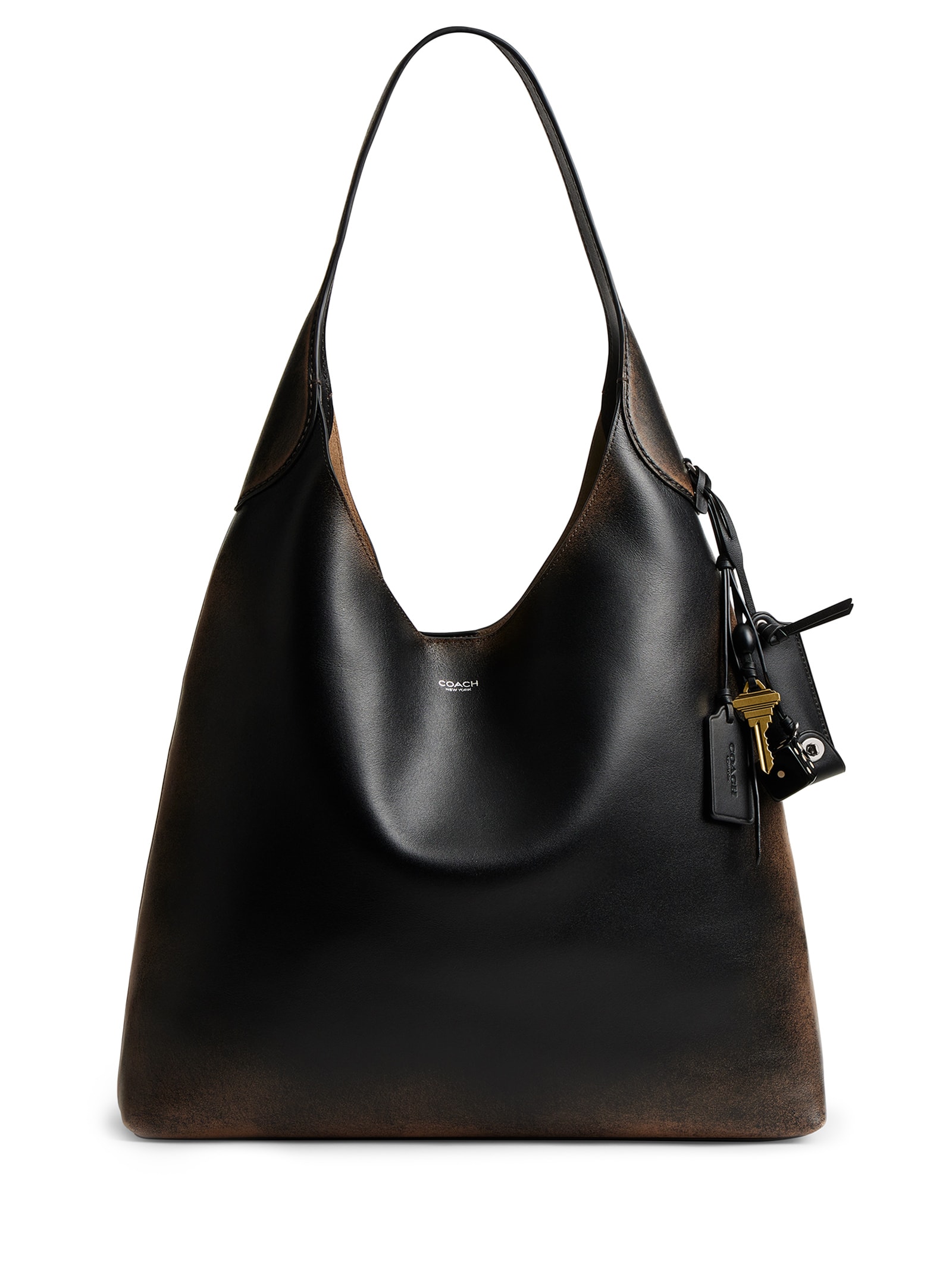 Bolsa Feminina Brooklyn Shoulder 39 Loved Leather - Preto - Coach