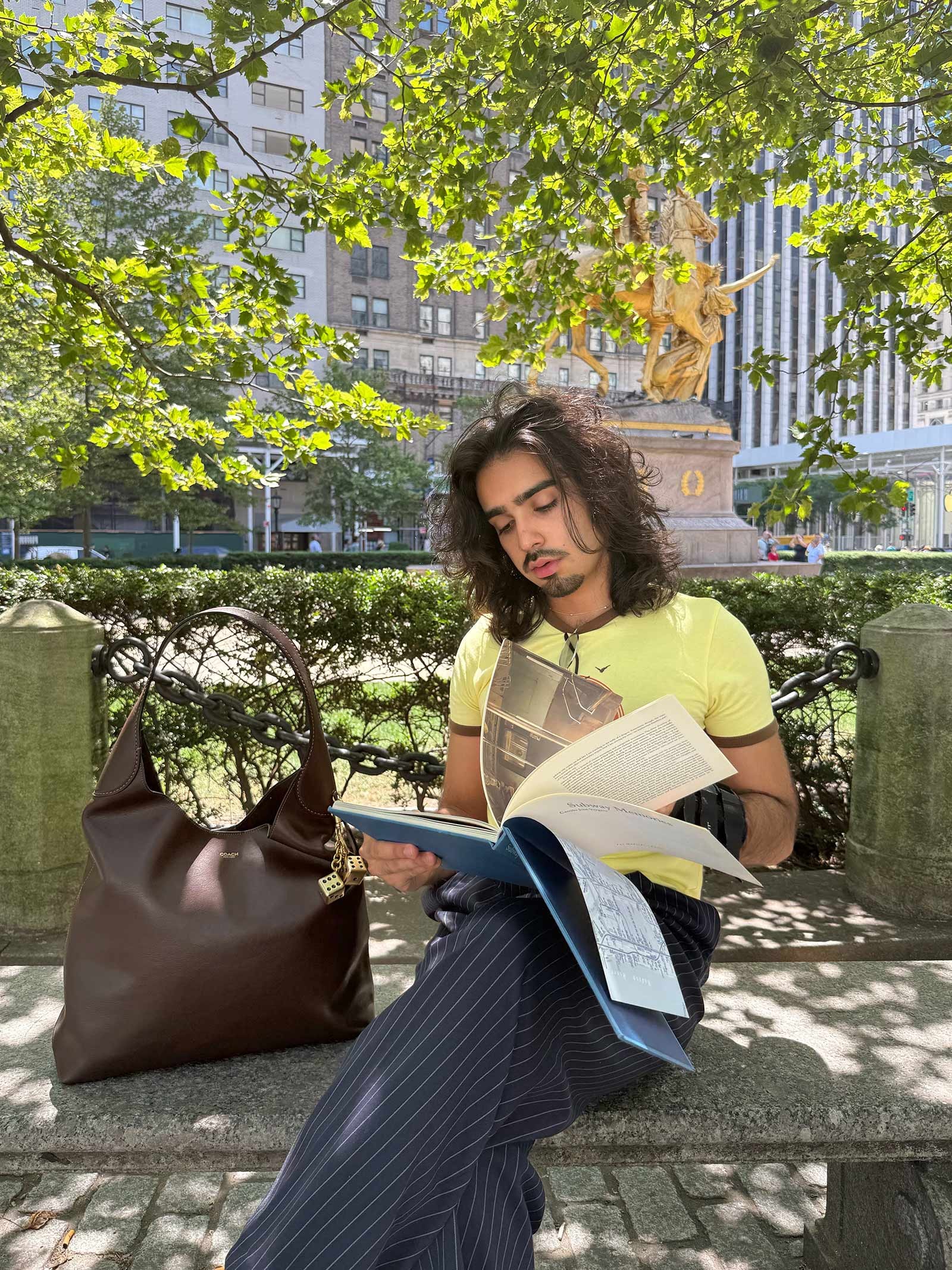 Bolsa Feminina Brooklyn Shoulder 39 Marrom Coach