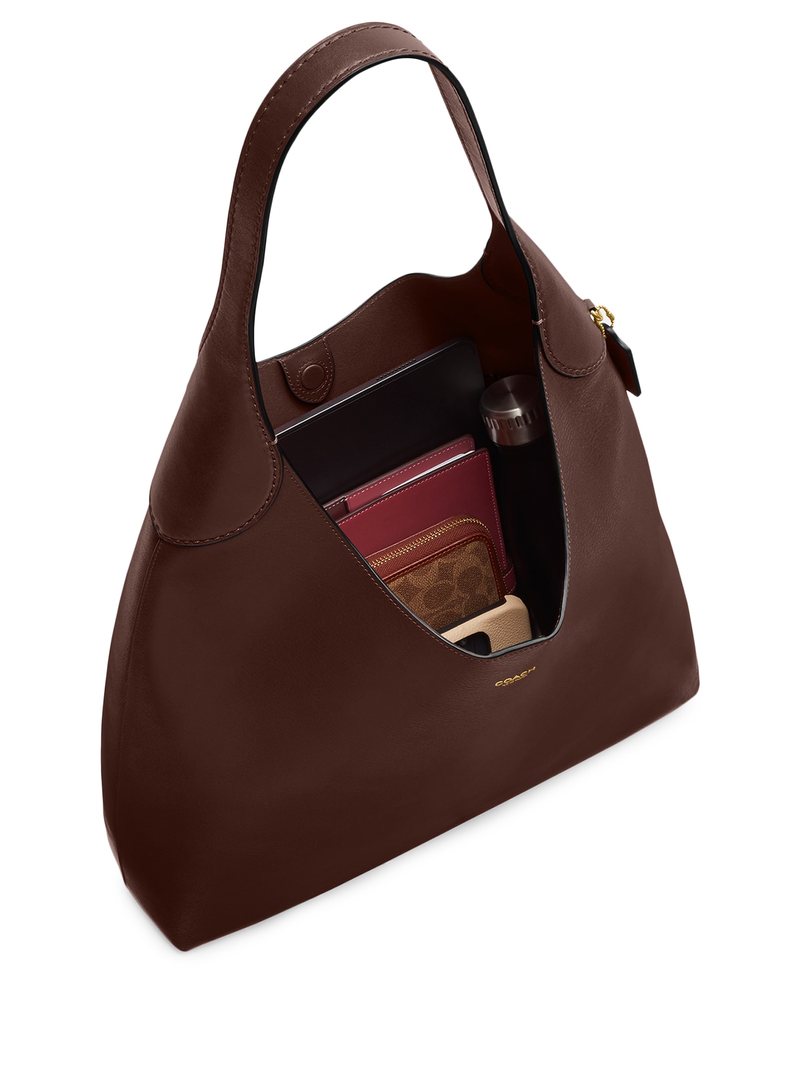 Bolsa Feminina Brooklyn Shoulder 39 Marrom Coach