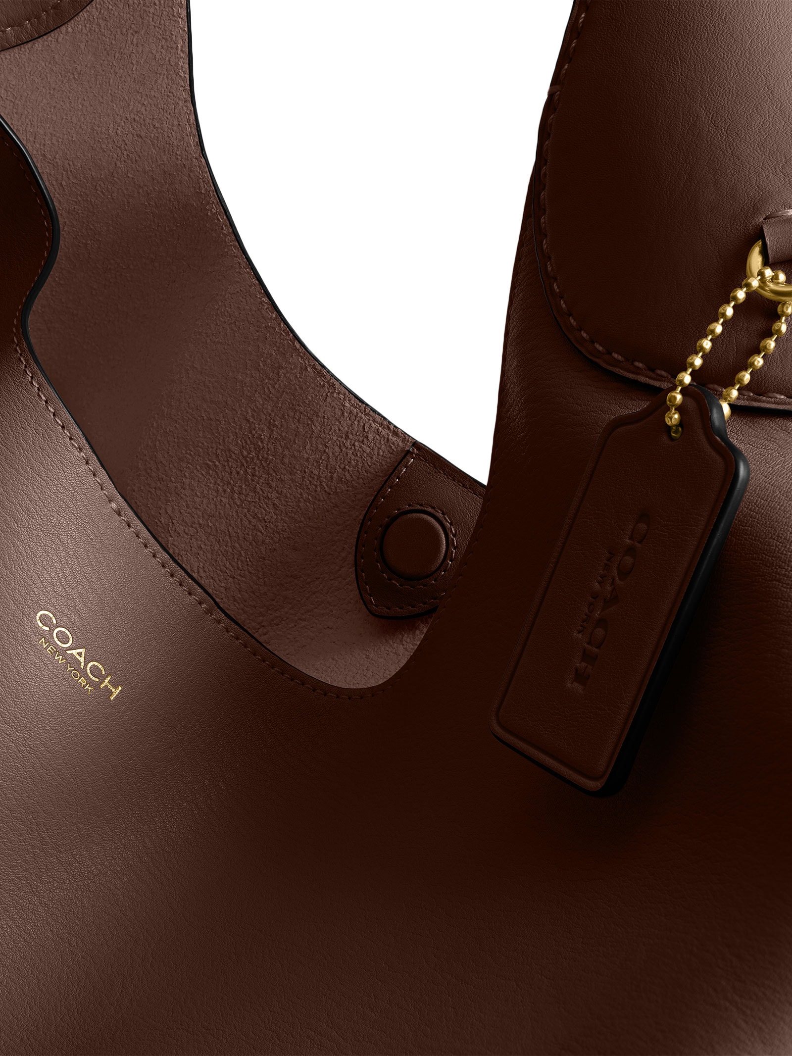 Bolsa Feminina Brooklyn Shoulder 39 Marrom Coach