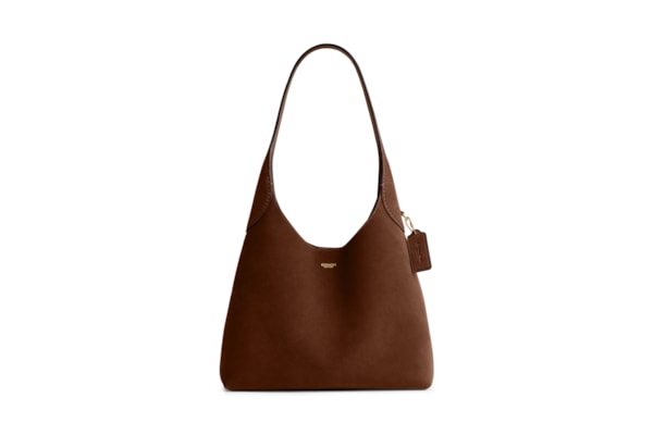 Bolsa Feminina Brooklyn Shoulder Suede 26 - Marrom
