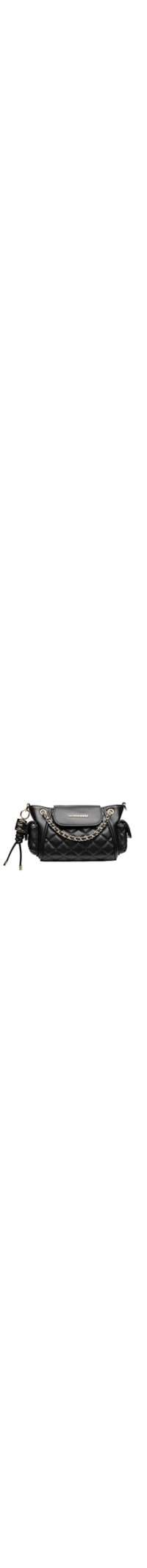 Bolsa Feminina Bucket Alça de Ombro Correntes - Preto