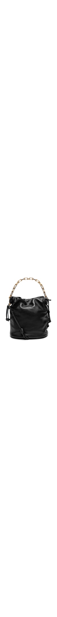 Bolsa Feminina Bucket Khai Couro - Preto