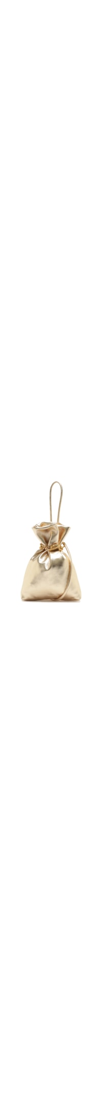 Bolsa Feminina Bucket Sin Couro - Dourado