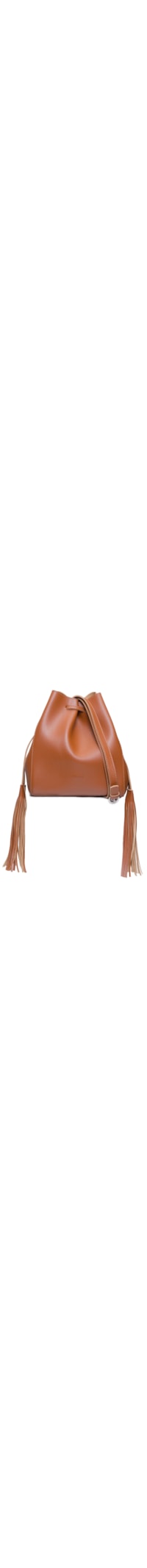 Bolsa Feminina Bucket Tassel - Marrom