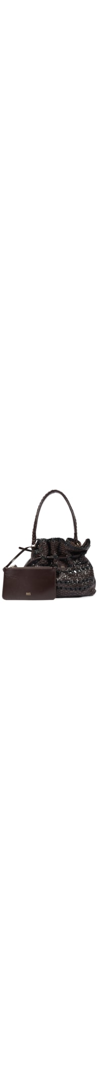 Bolsa Feminina Bucket Toulerie Média Couro - Marrom