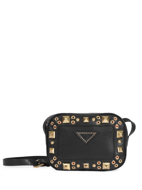 Bolsa Feminina Camera Bag Couro – Preto