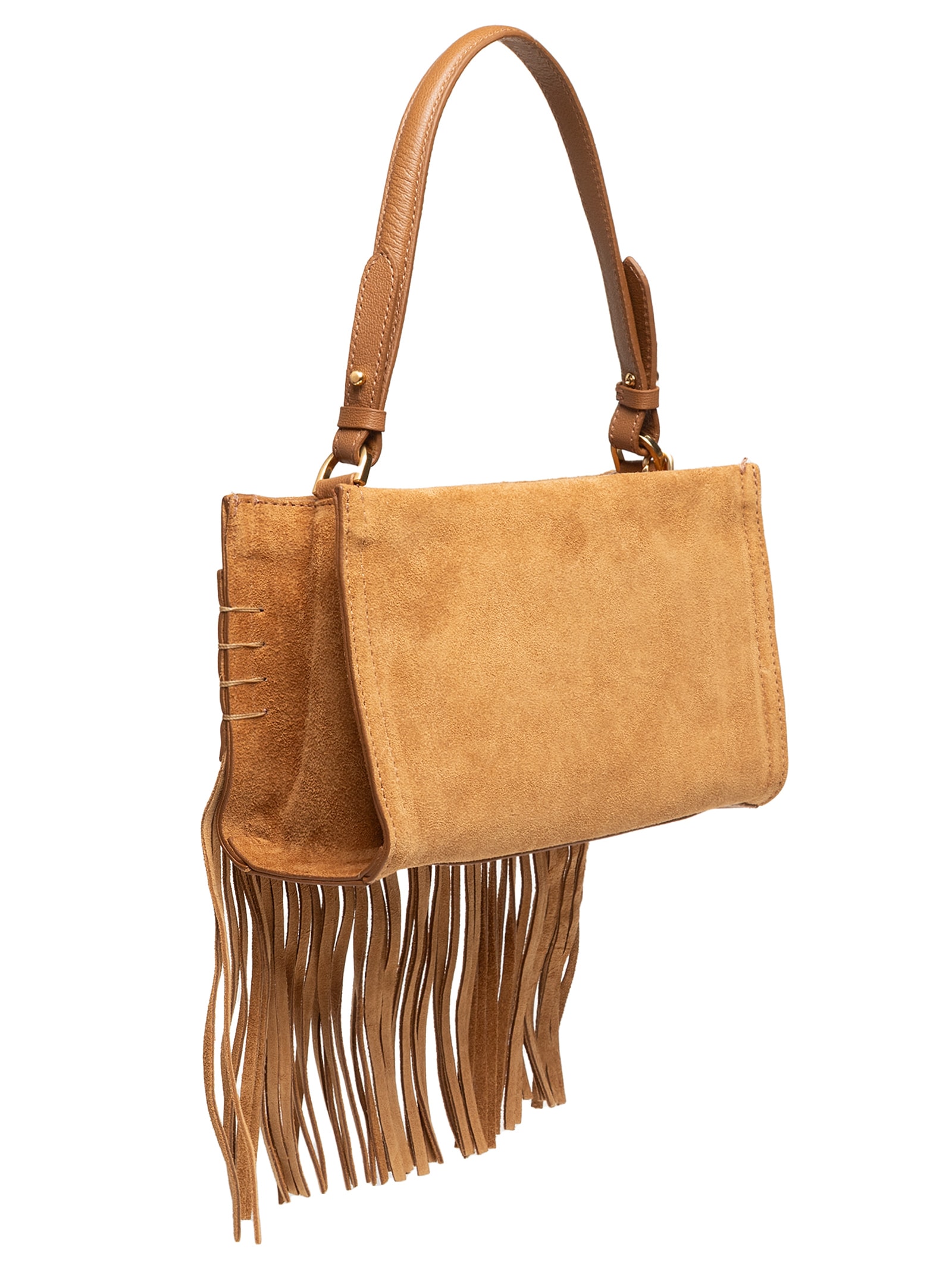 Vicenza - Bolsa Feminina Camurça Franjas - Marrom