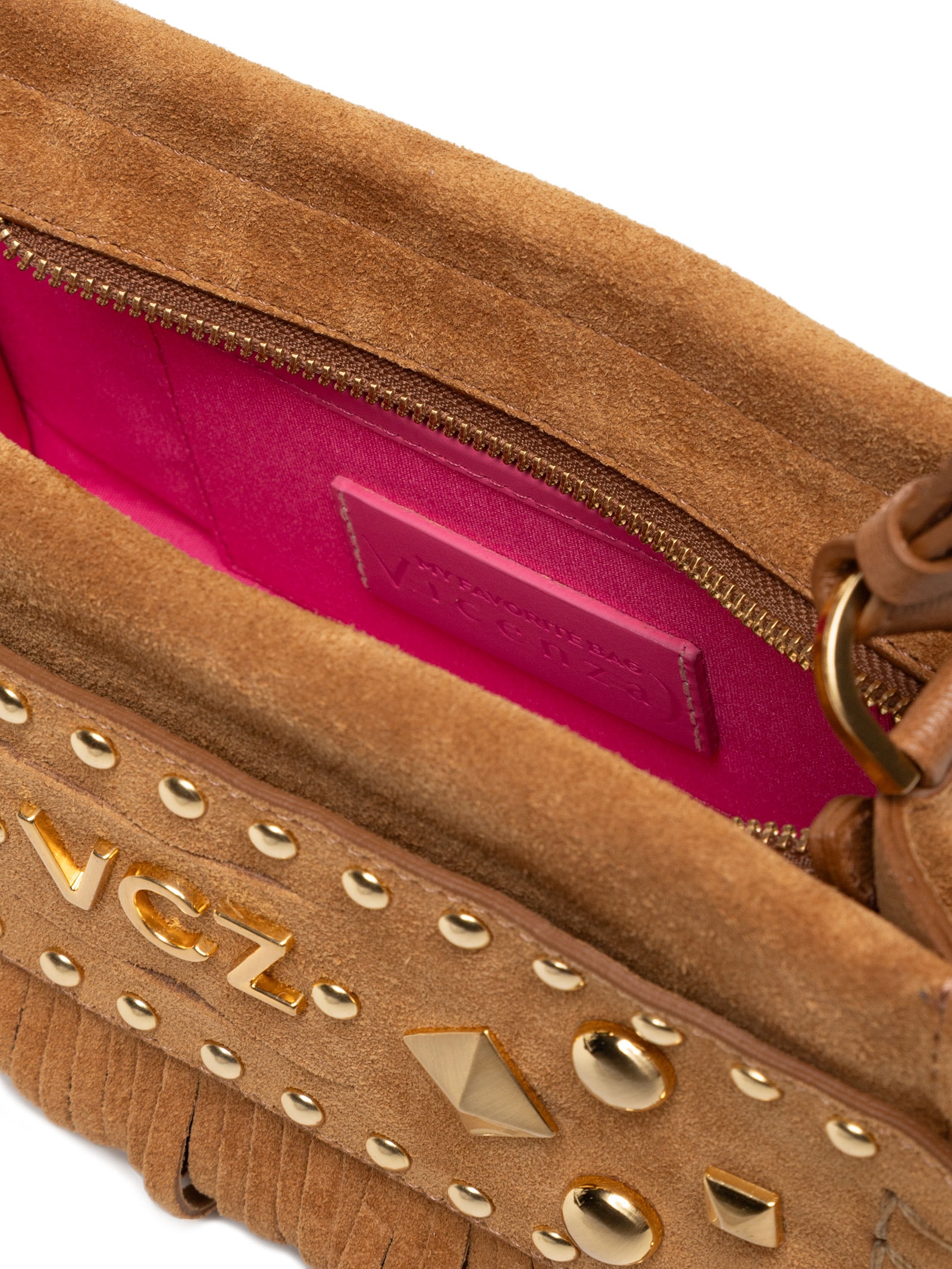 Vicenza - Bolsa Feminina Camurça Franjas - Marrom
