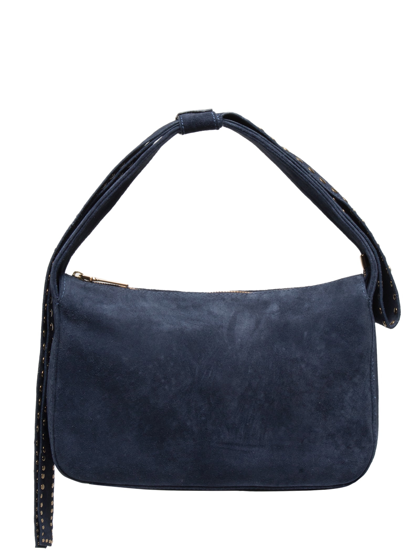 Bolsa Feminina Camurça Naval Azul Luiza Barcelos