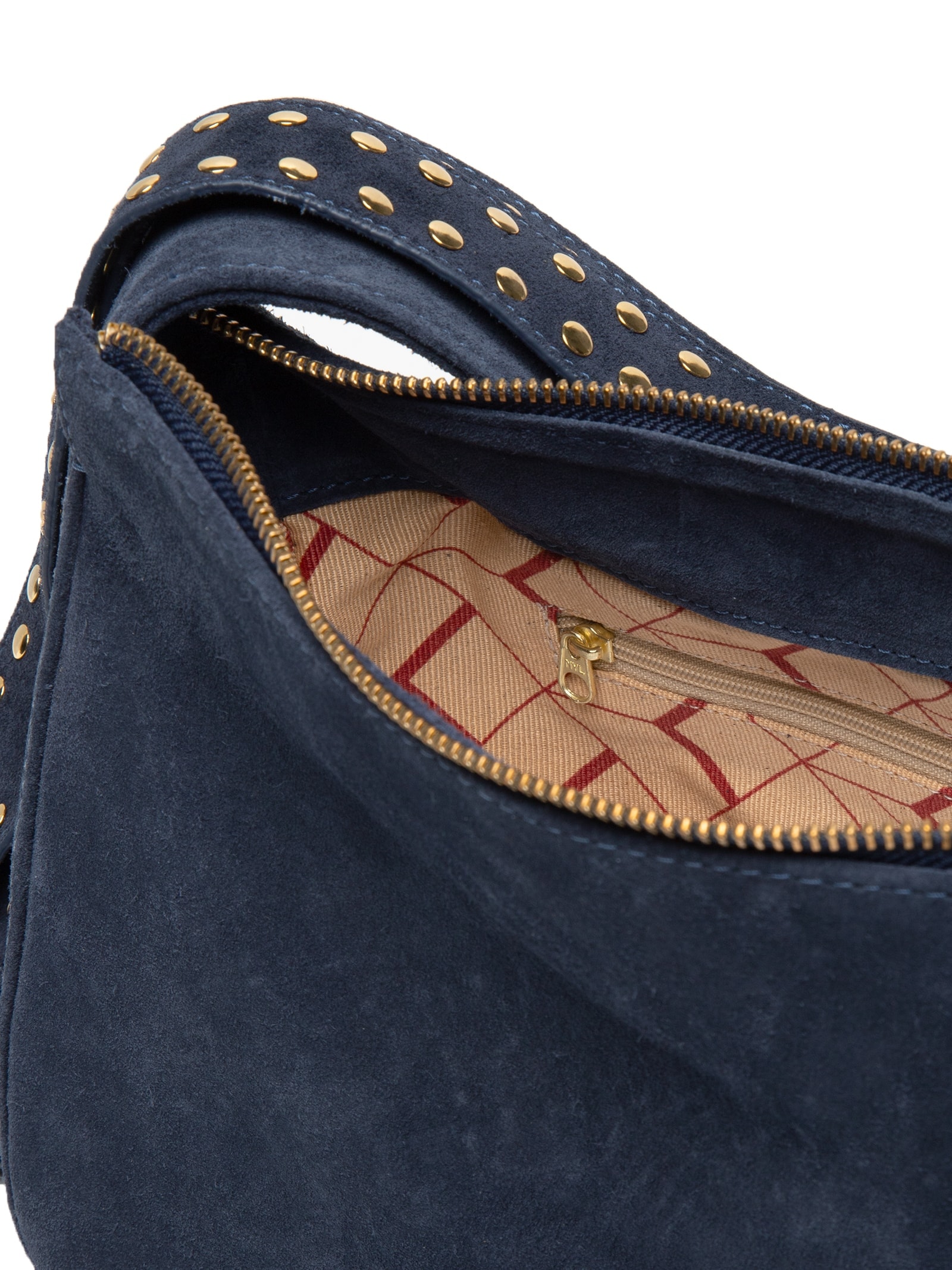 Bolsa Feminina Camurça Naval Azul Luiza Barcelos