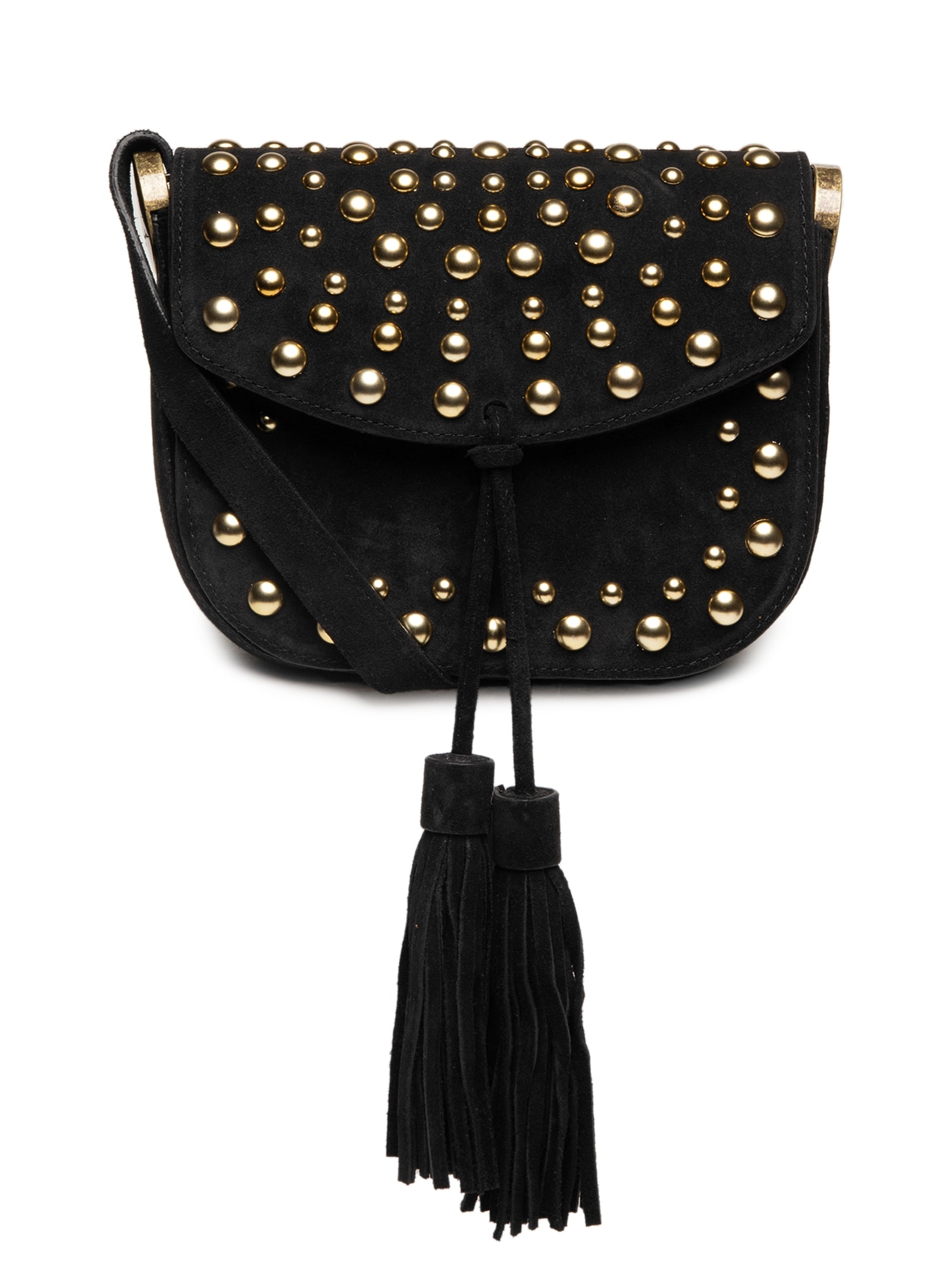 Bolsa Feminina Camurça Preto Luiza Barcelos