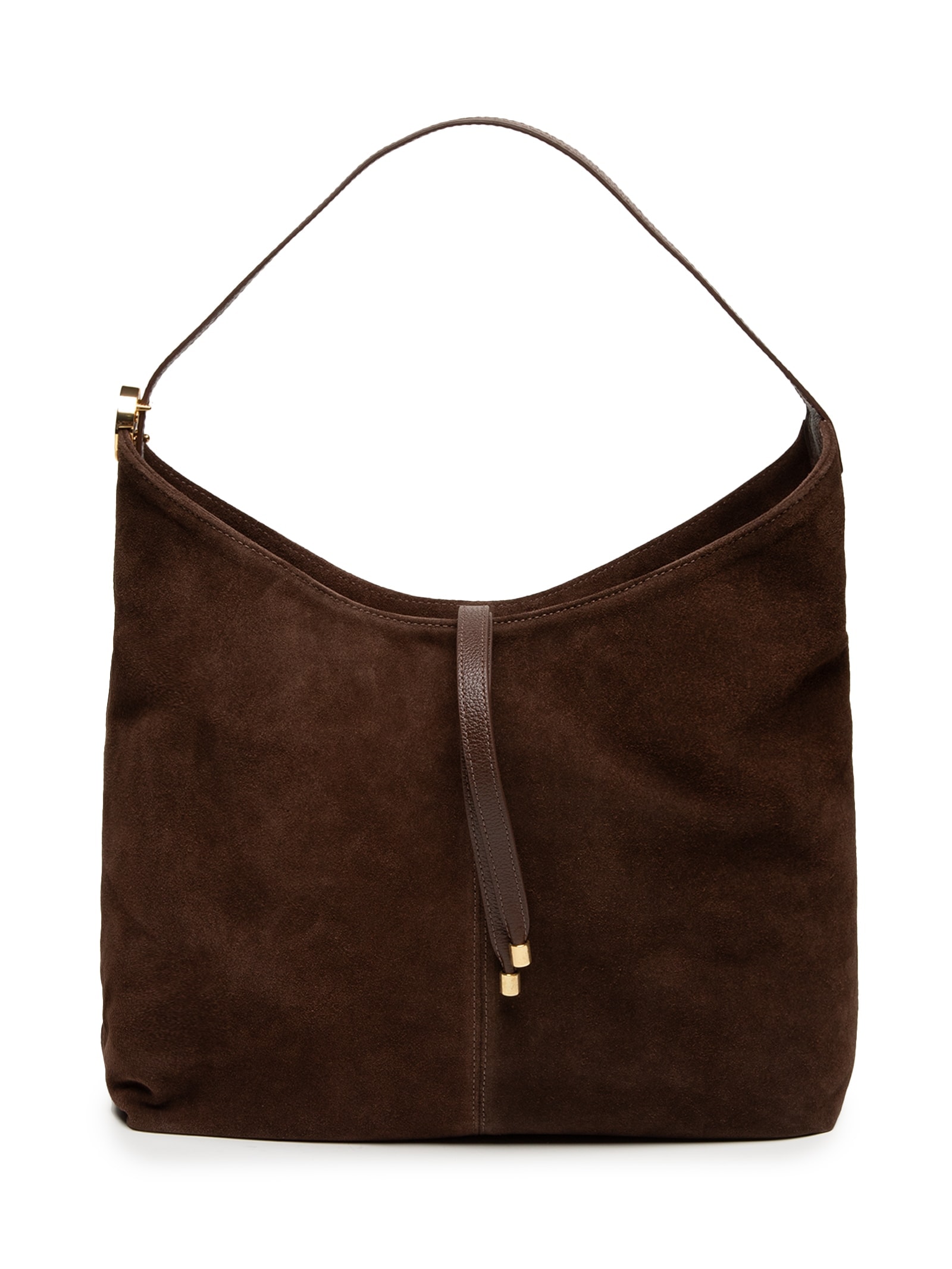 Bolsa Feminina Camurça Viena Coffe Marrom Luiza Barcelos