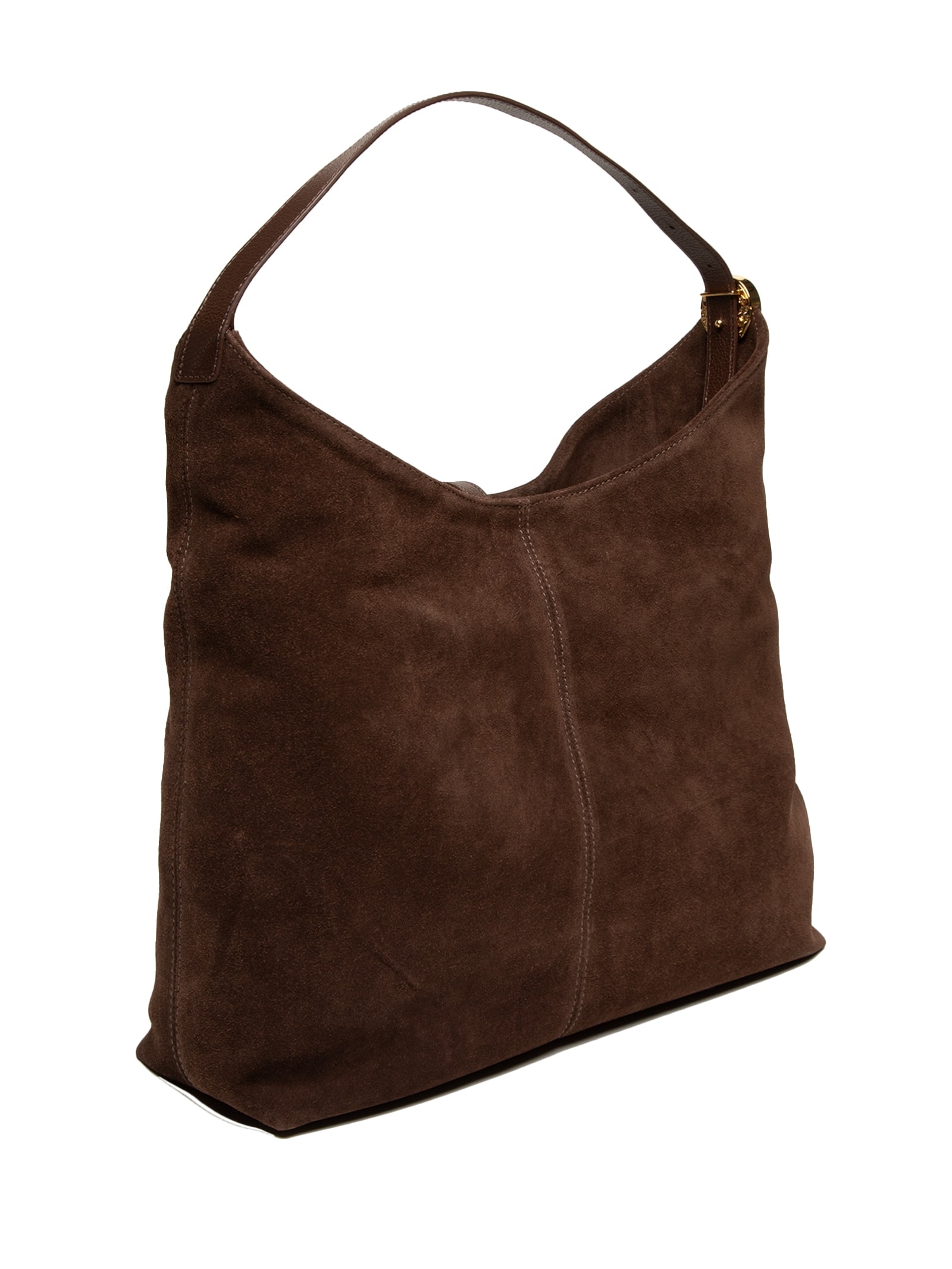 Bolsa Feminina Camurça Viena Coffe Marrom Luiza Barcelos