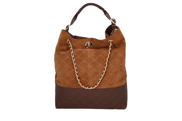 Bolsa Feminina Camurça/ Viena - Marrom