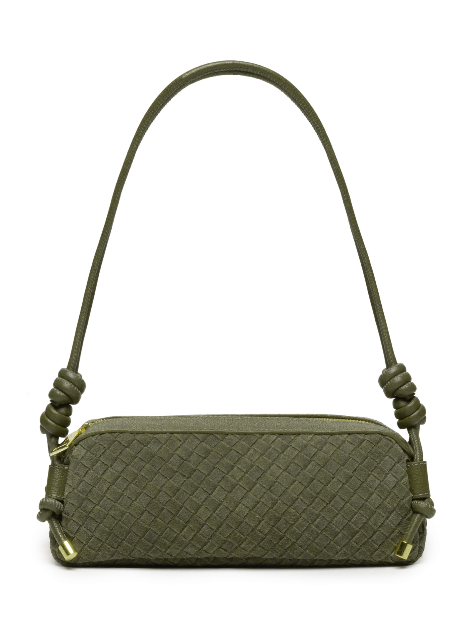 Luiza Barcelos - Bolsa Feminina Camurça Viena Tomilho - Verde