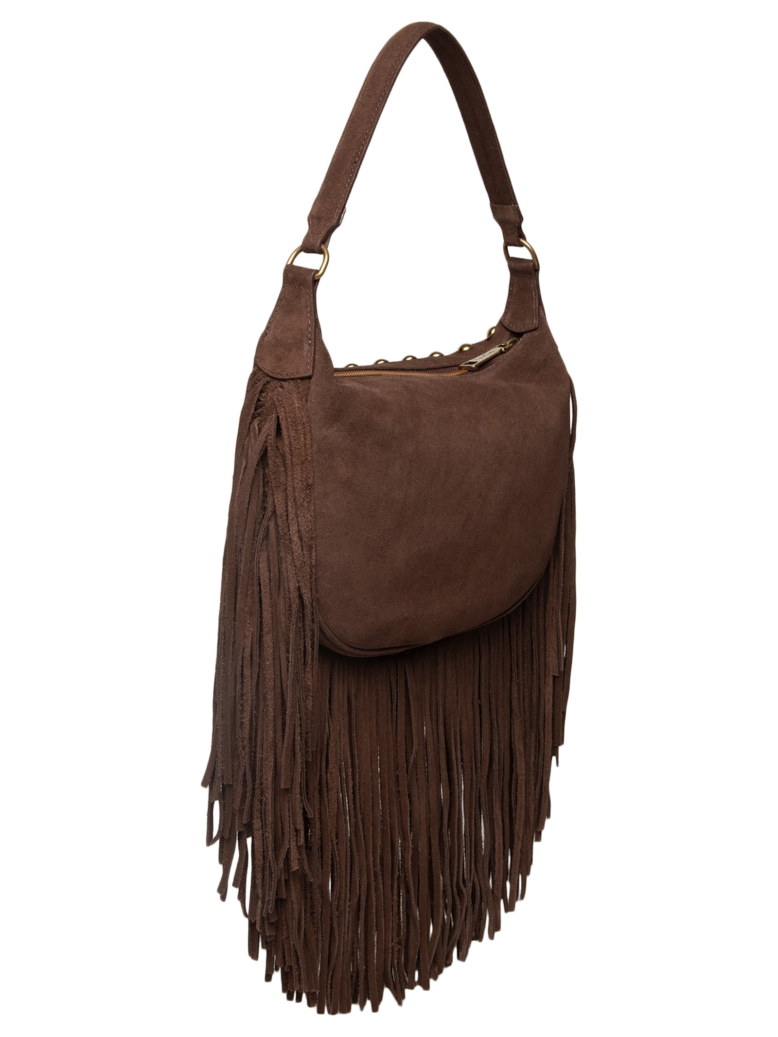 Bolsa Feminina Camurção Coffee Marrom Luiza Barcelos