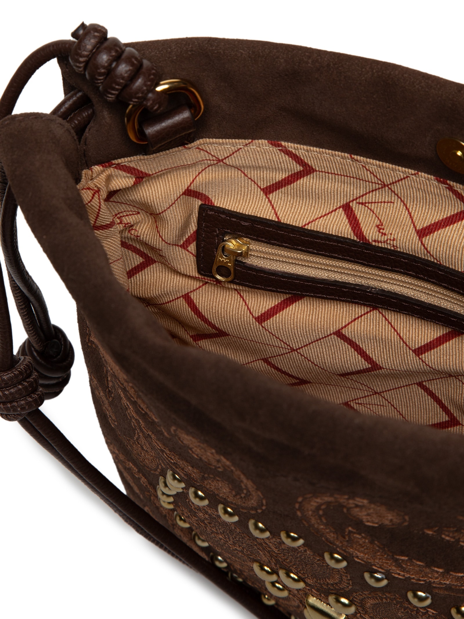 Bolsa Feminina Camurção Coffee Viena Marrom Luiza Barcelos