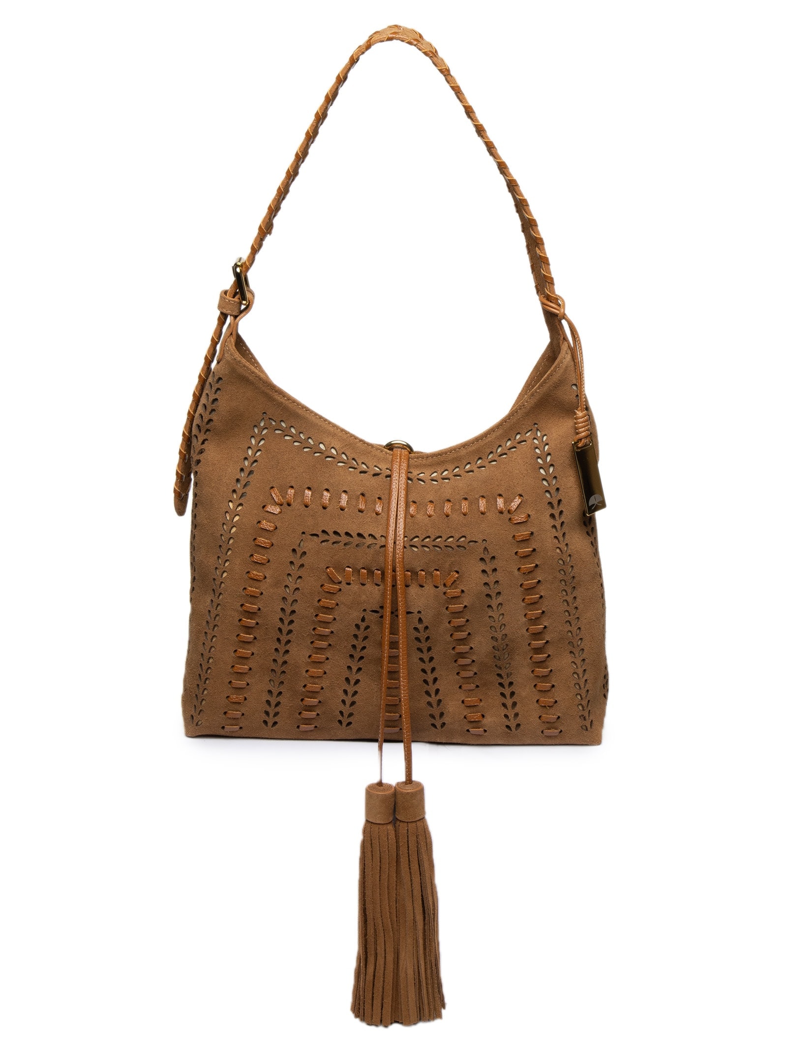Bolsa Feminina Camurção Viena Marrom Luiza Barcelos