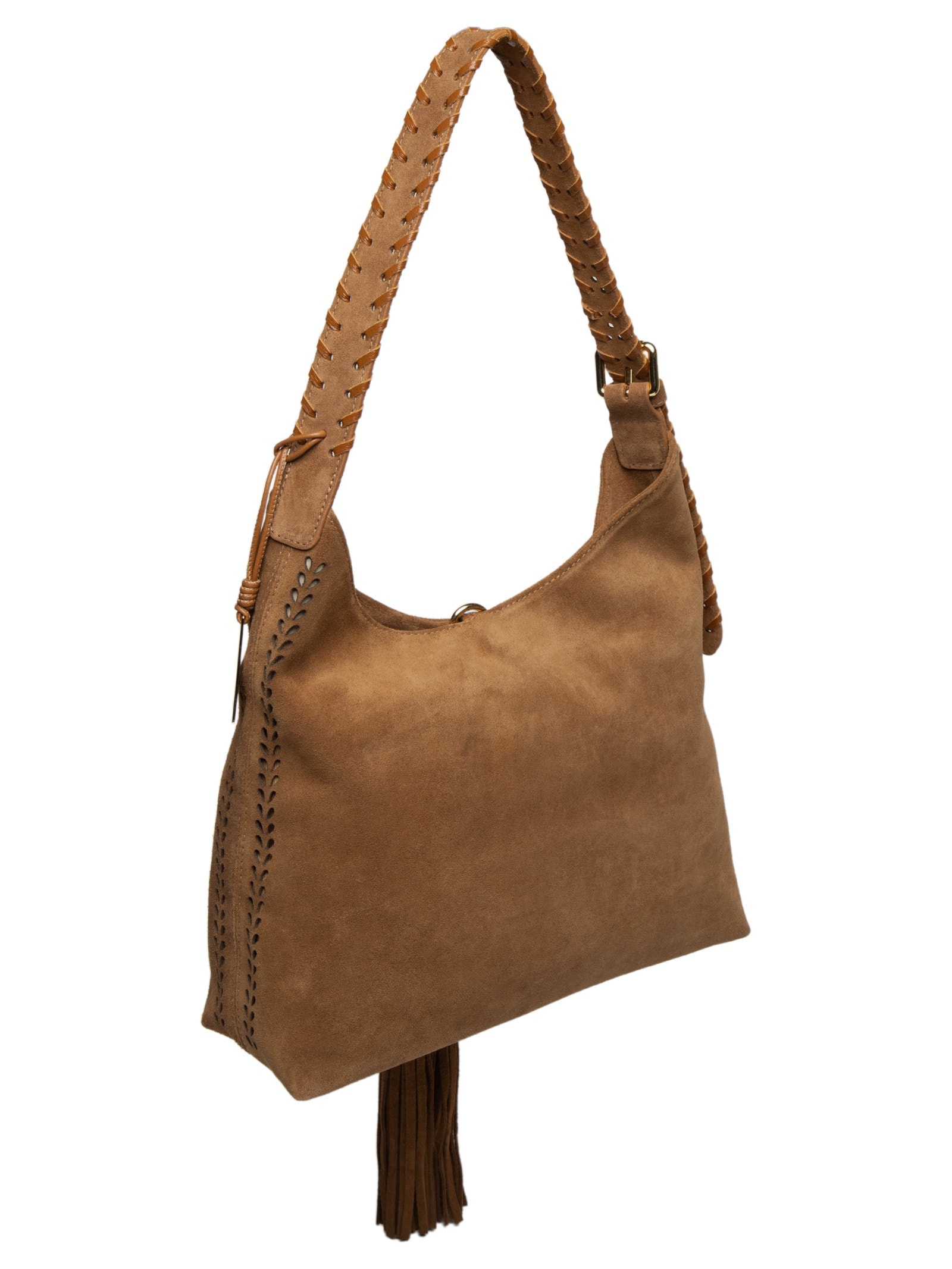 Bolsa Feminina Camurção Viena Marrom Luiza Barcelos